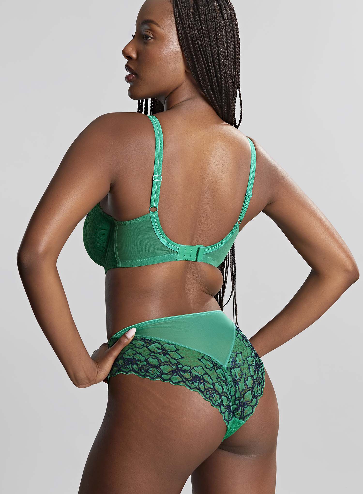 Panache: Envy Deep Brief Emerald Leopard - Image 3