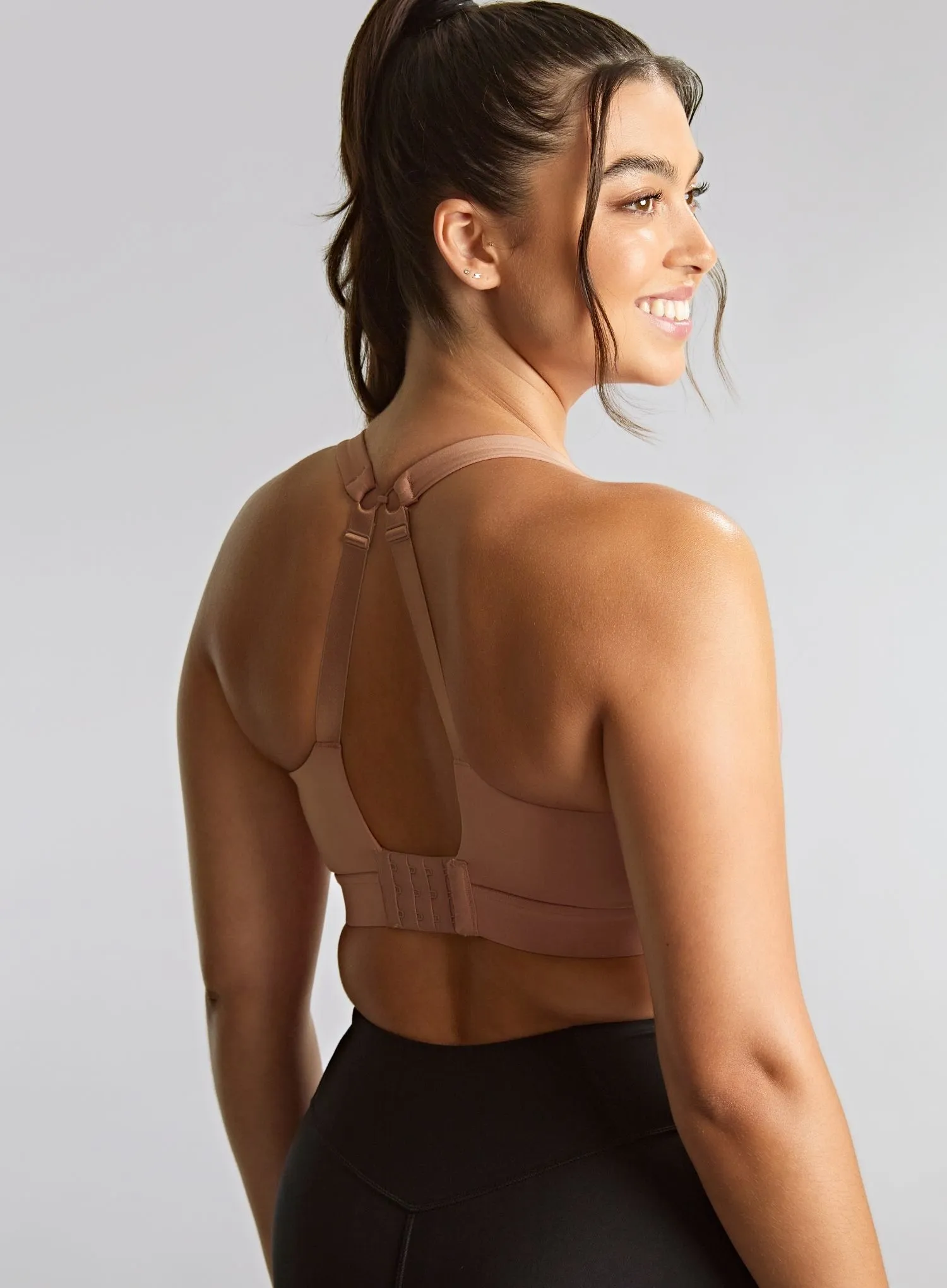 Panache Sport: Endurance Non Padded Wired Sports Bra Dusty Rose - Image 3