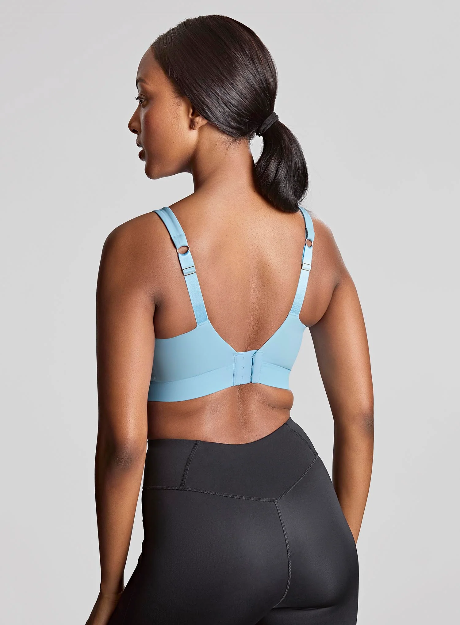 Panache Sport: Endurance Non Padded Wired Sports Bra Sky Blue - Image 3
