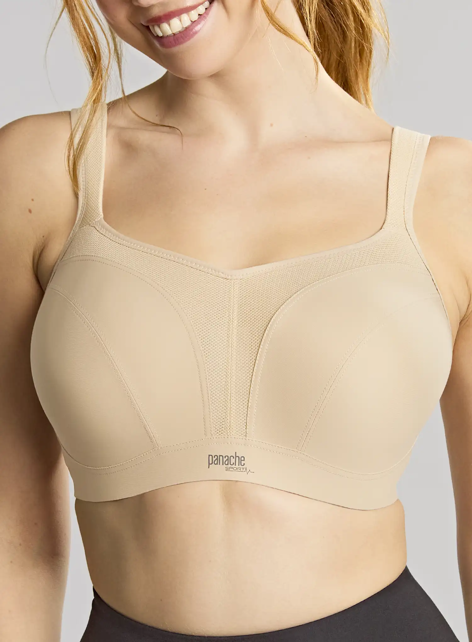Panache Sport: Power Moulded Sports Bra Latte - Image 4