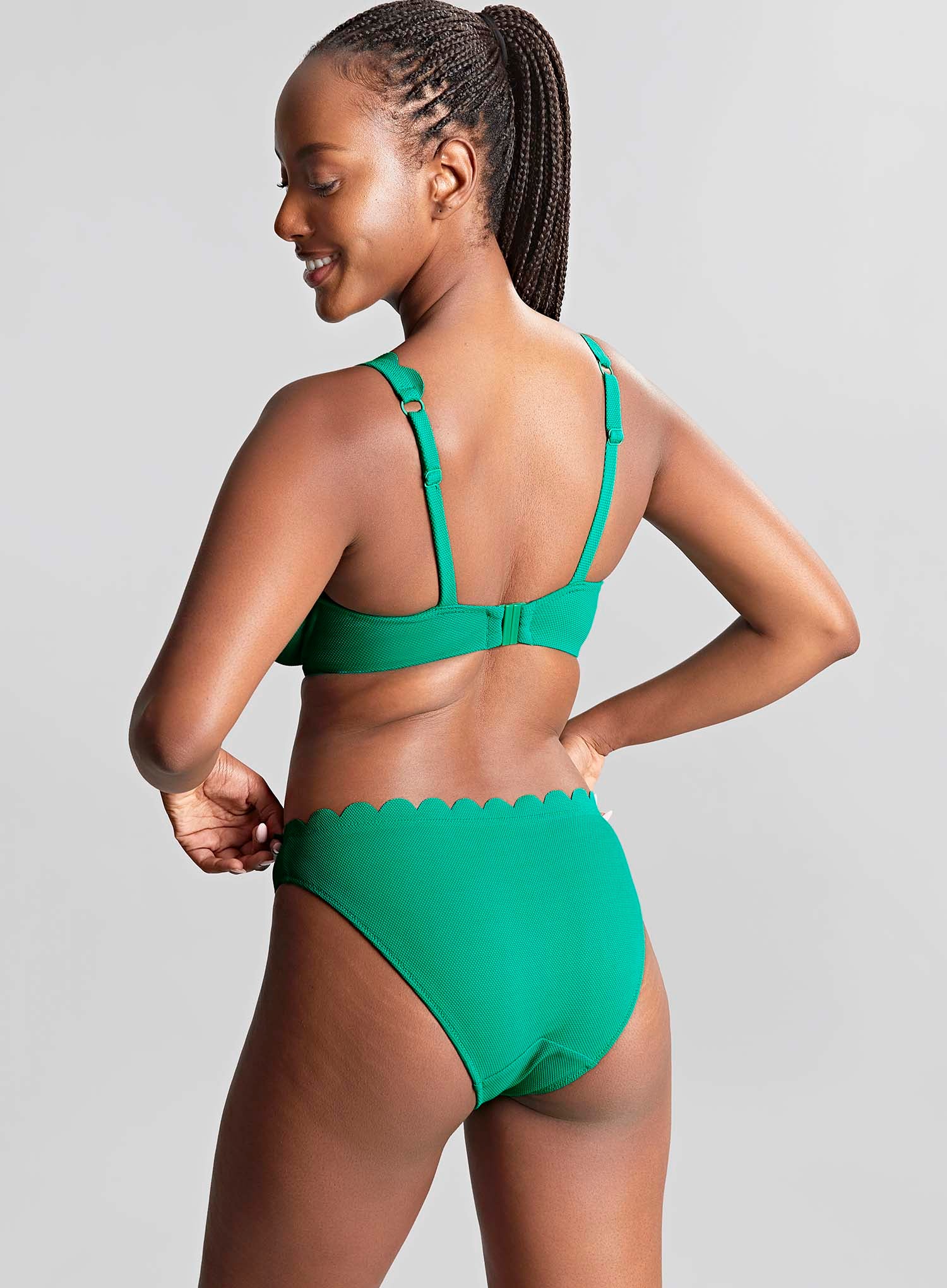 Panache Swimwear: Spirit Plunge Bikini Top Verde - Image 3