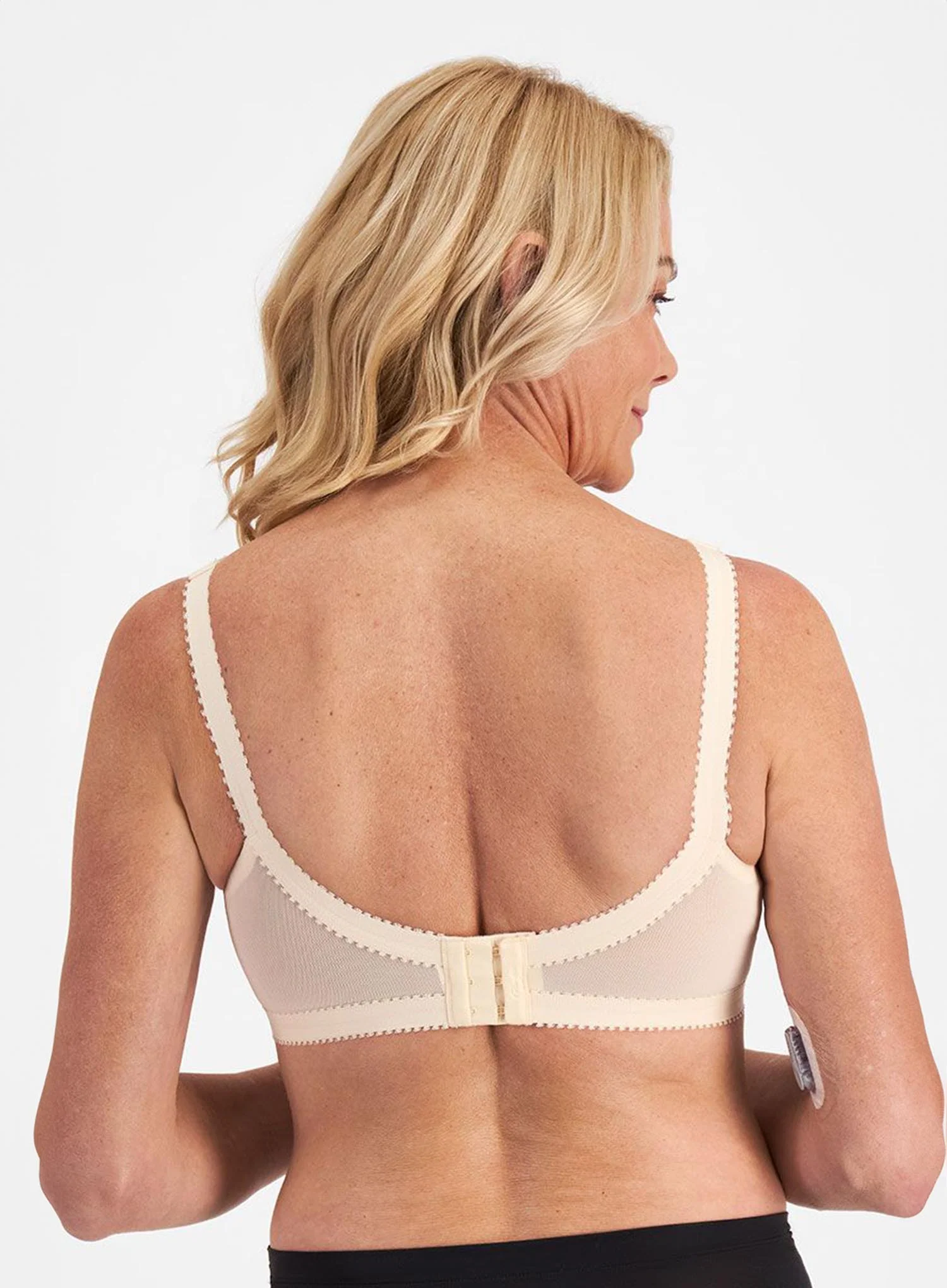 Playtex: Cross Your Heart Wire Free Bra Beige - Image 3