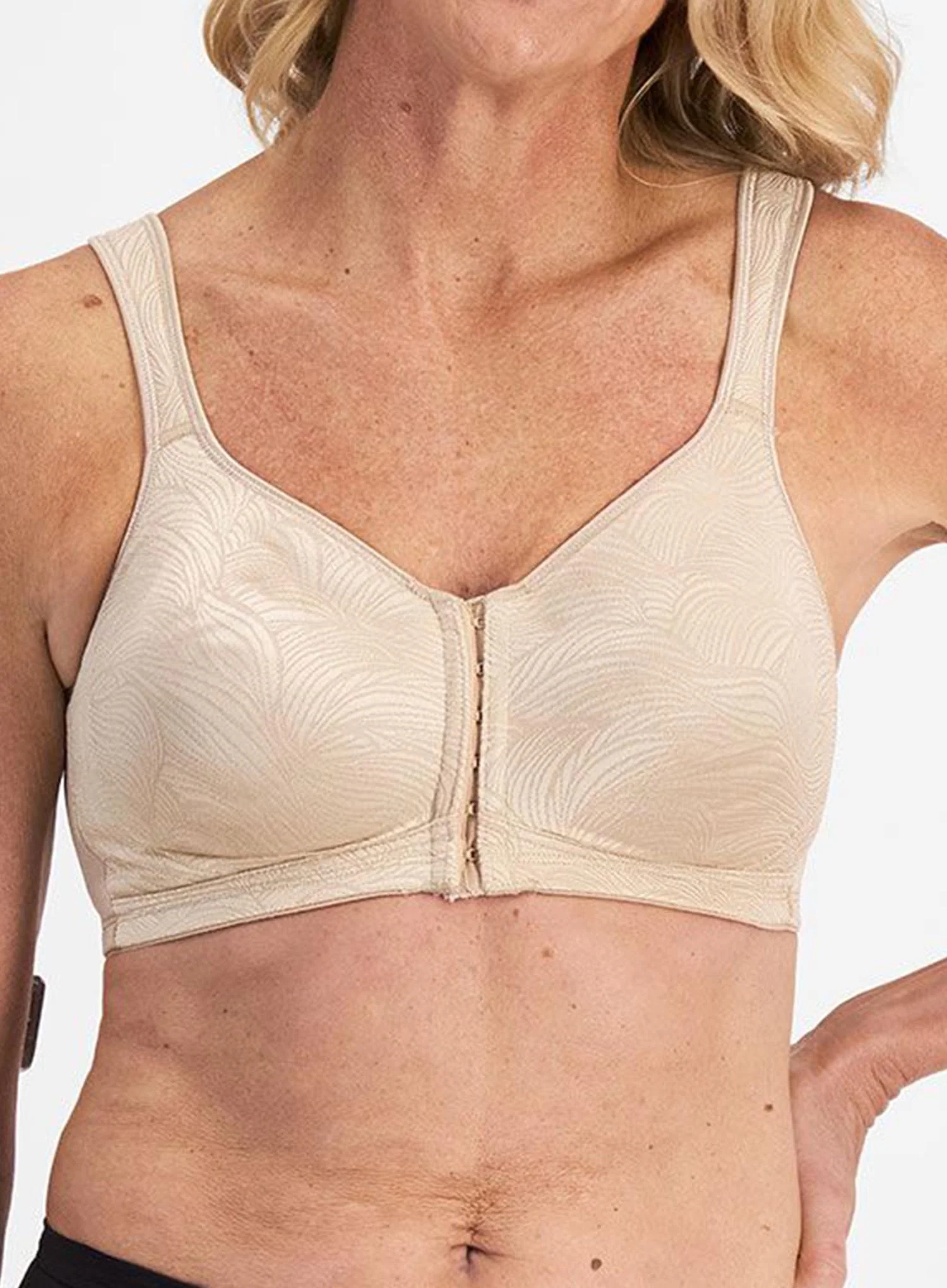 Playtex: Front Close Posture Wire Free Bra Nude - Image 4