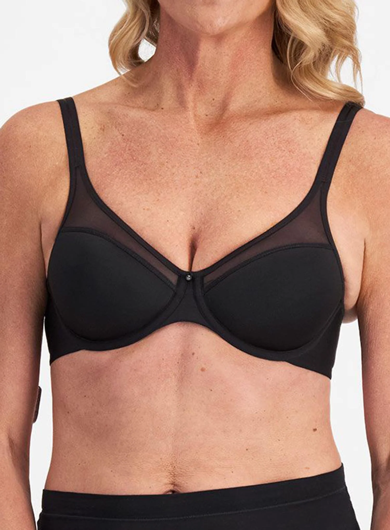 Playtex: Ultra Light Elegance Underwired Bra Black - Image 3