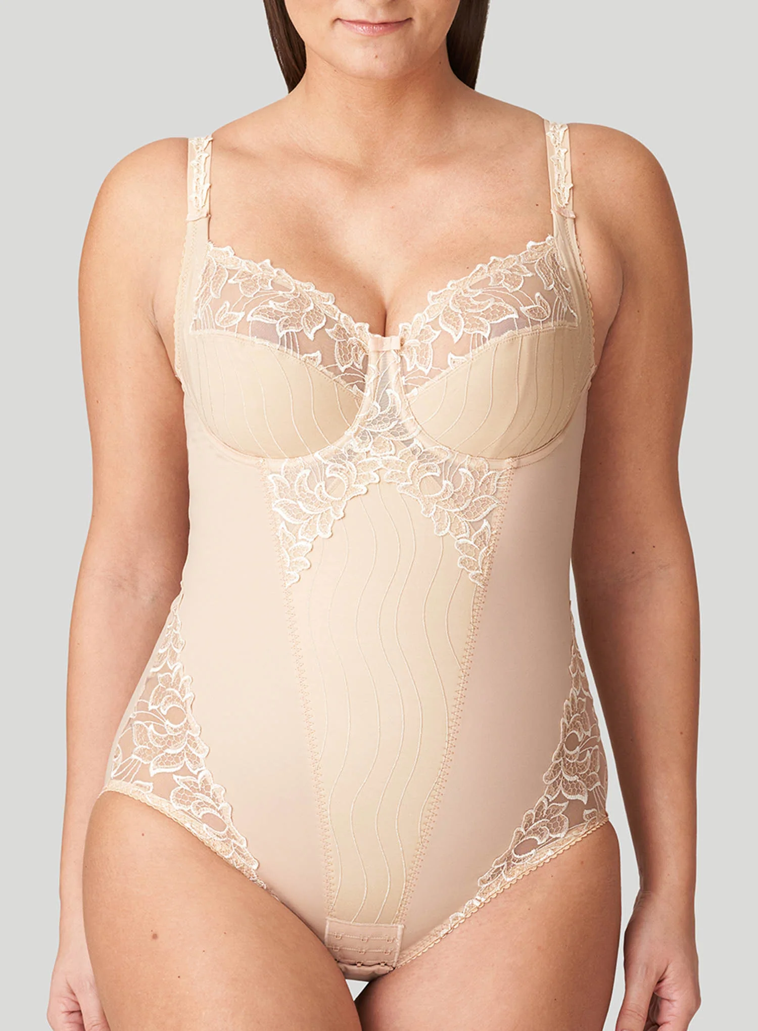 PrimaDonna: Deauville Bodysuit Cafe Latte - Image 4