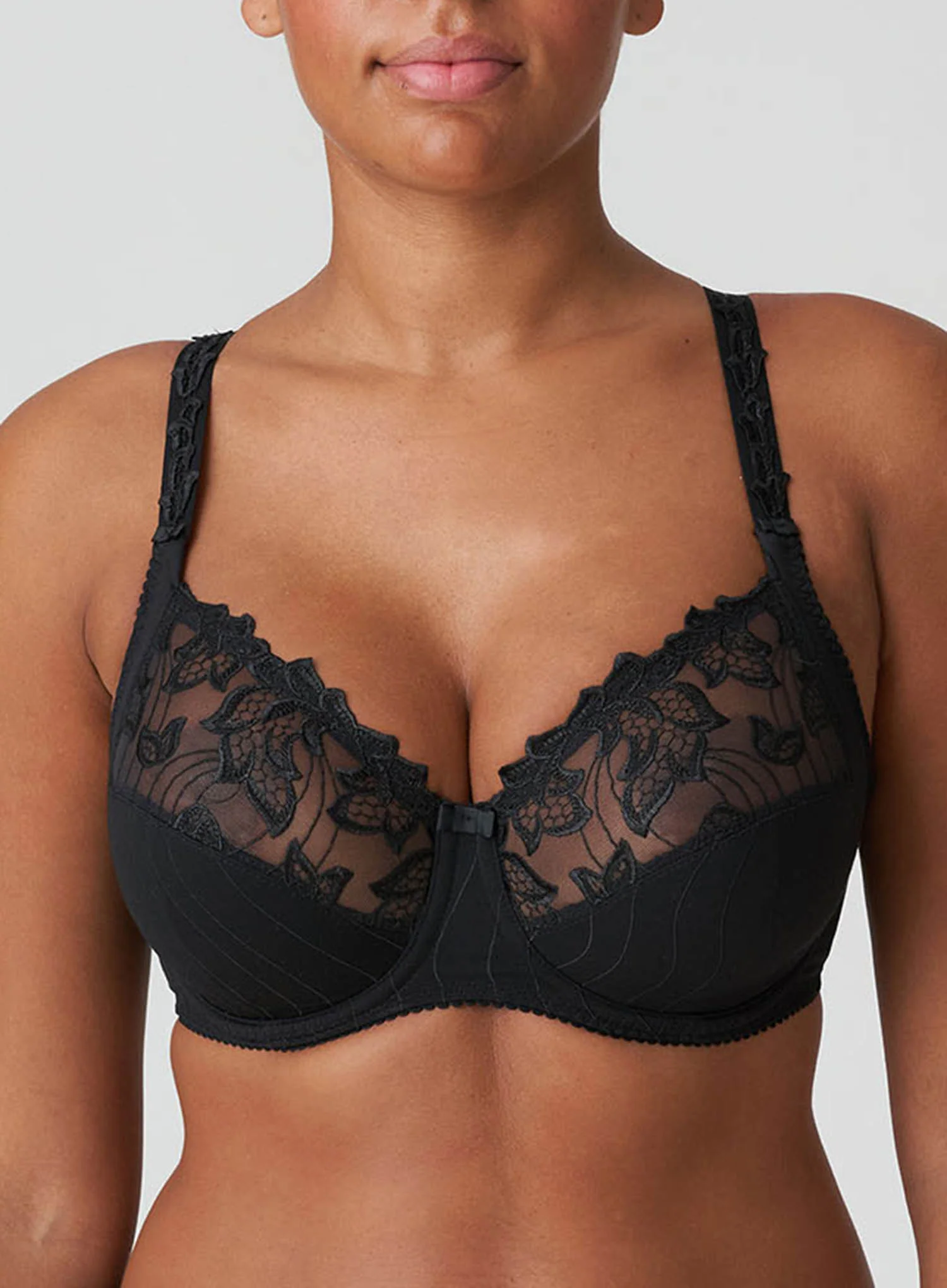 Primadonna: Deauville Full Cup Wire Bra Black - Image 5