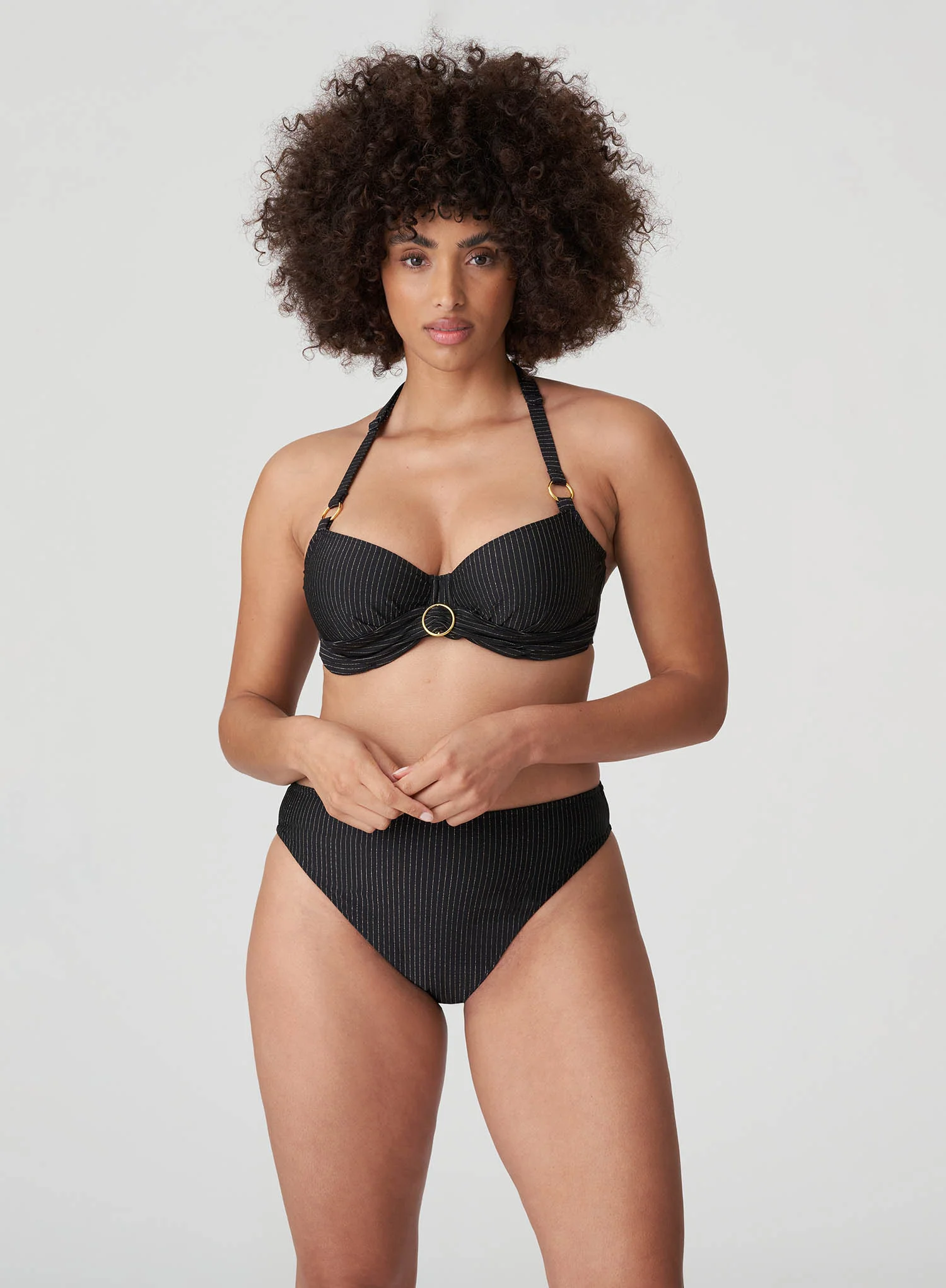 PrimaDonna Swim: Solta Full Cup Bikini Top Black - Image 4