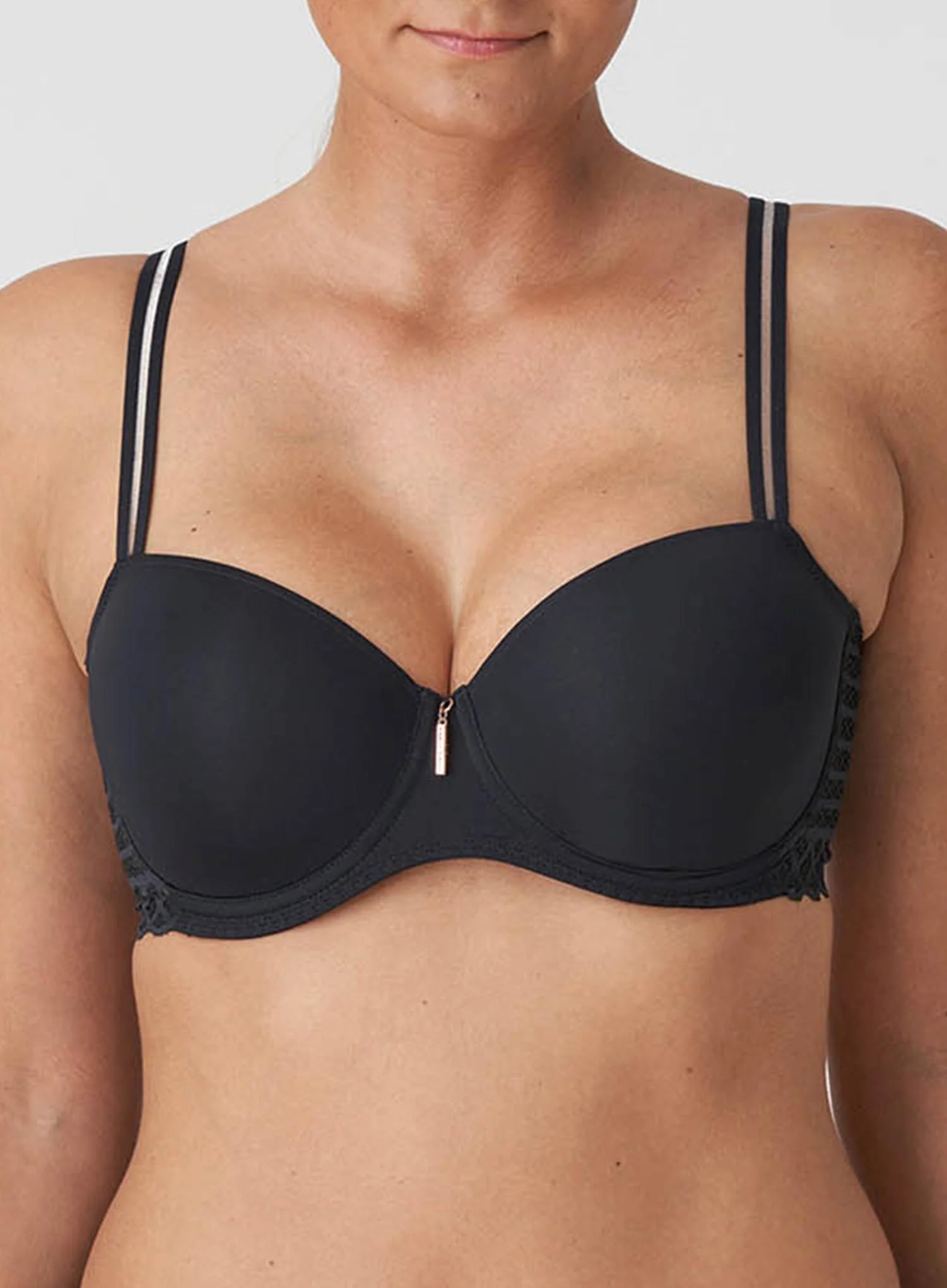 Primadonna Twist: East End Padded Balcony Bra Charcoal - Image 5