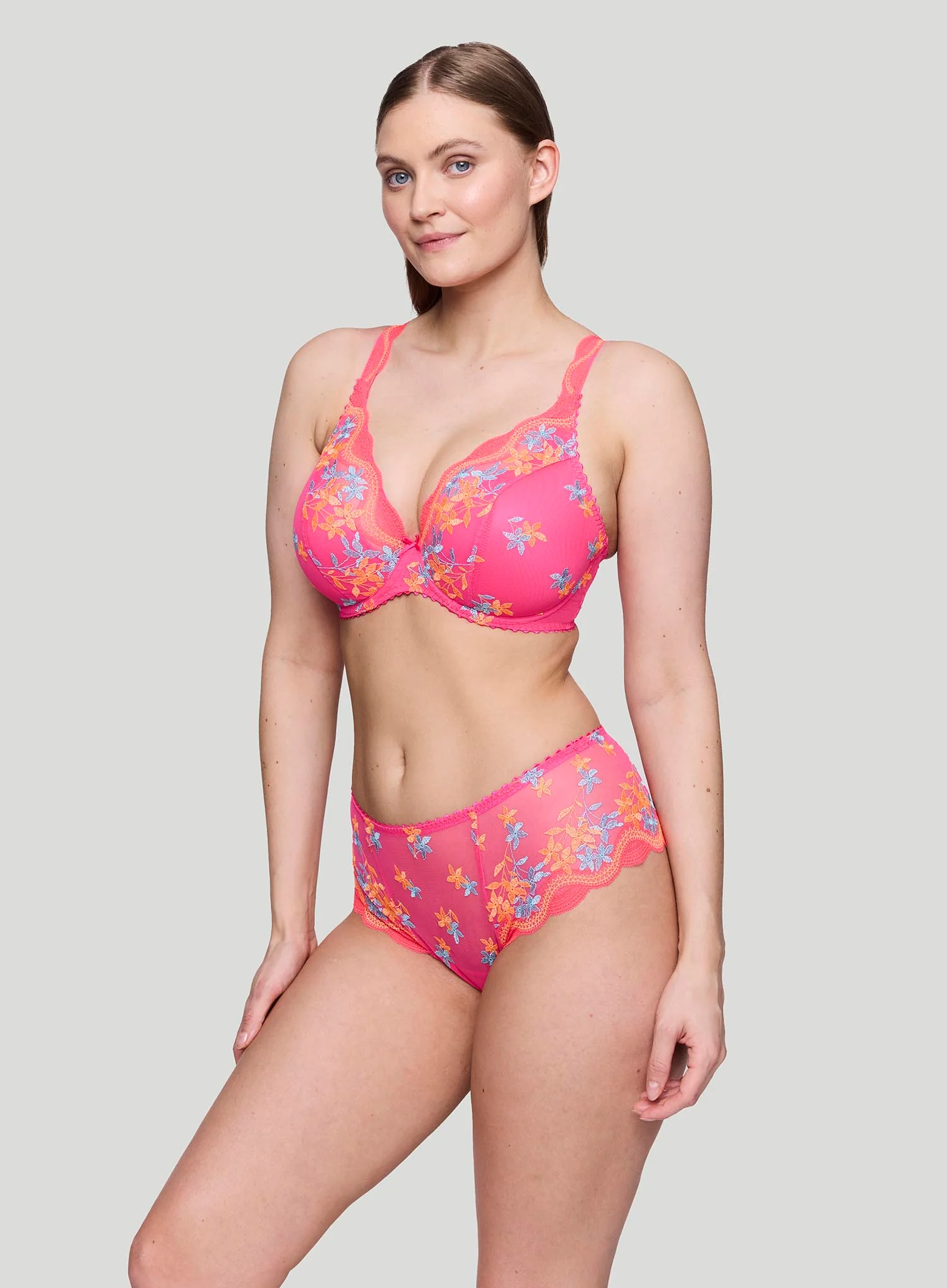 Primadonna: Cala Luna Underwired Half Padded Plunge Bra - Image 2