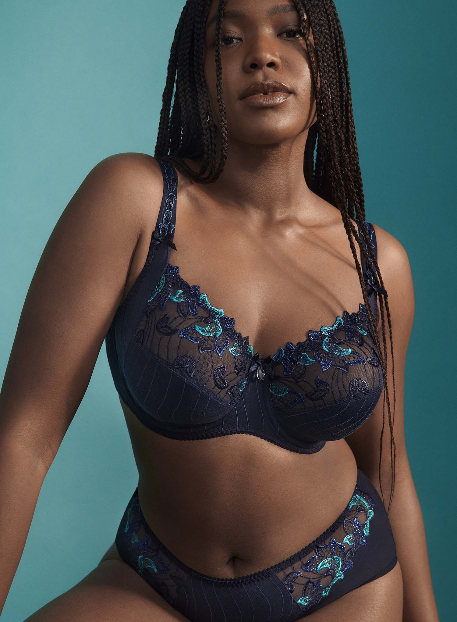 PrimaDonna: Deauville Full Cup Wire Bra Velvet Blue