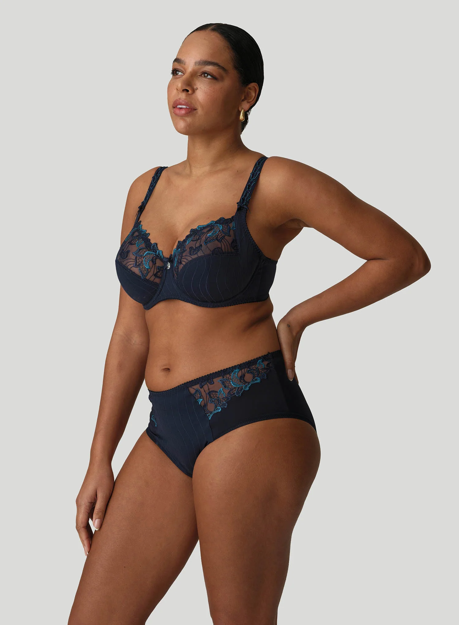 PrimaDonna: Deauville Full Cup Wire Bra Velvet Blue - Image 4