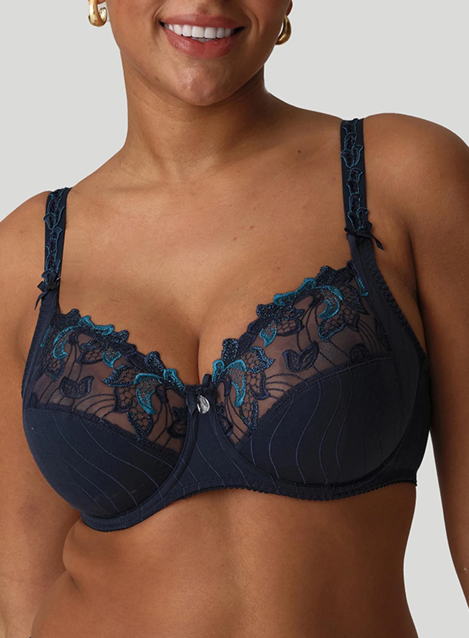 PrimaDonna: Deauville Full Cup Wire Bra Velvet Blue - Image 5