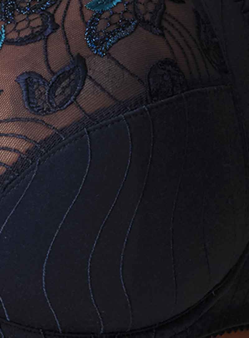 PrimaDonna: Deauville Full Cup Wire Bra Velvet Blue - Image 6