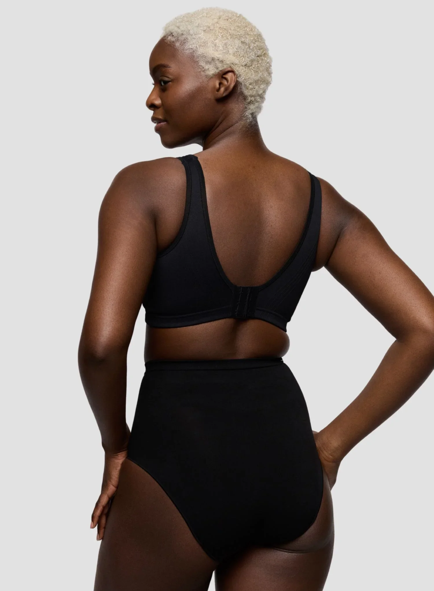 Primadonna: Nudda High Waist Shaping Full Brief Black - Image 3