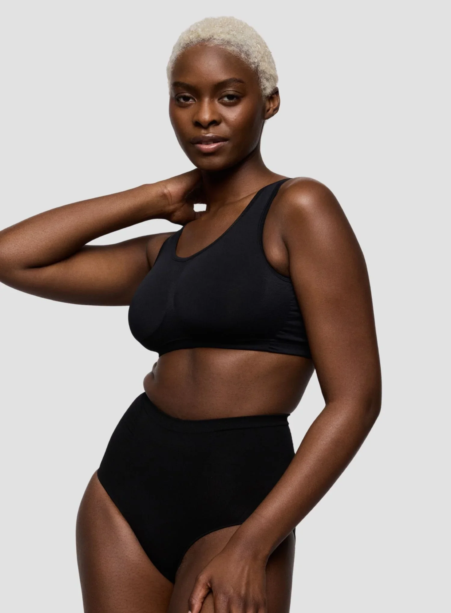 Primadonna: Nudda High Waist Shaping Full Brief Black - Image 4