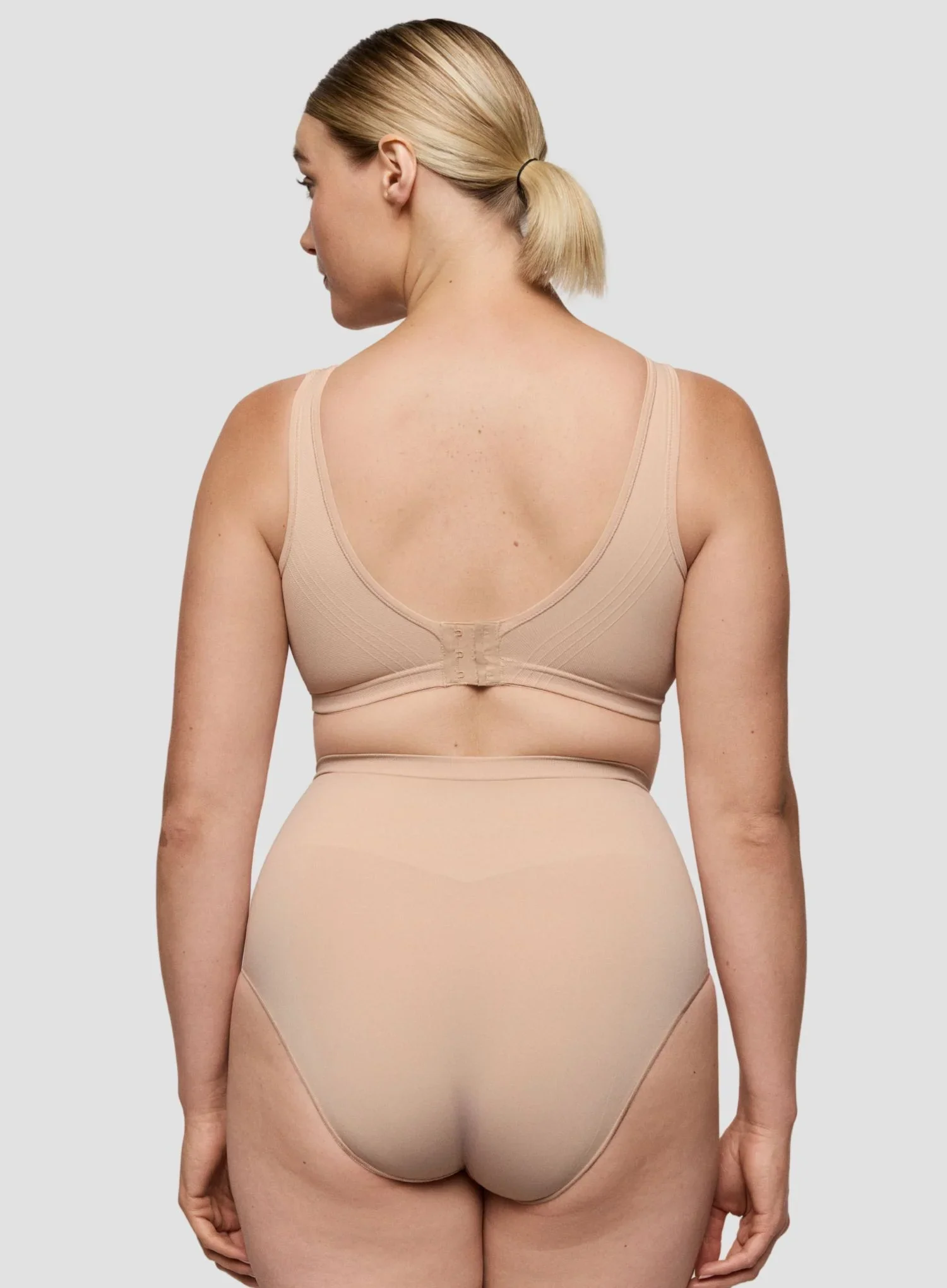Primadonna: Nudda High Waist Shaping Full Brief Caffe Latte - Image 3
