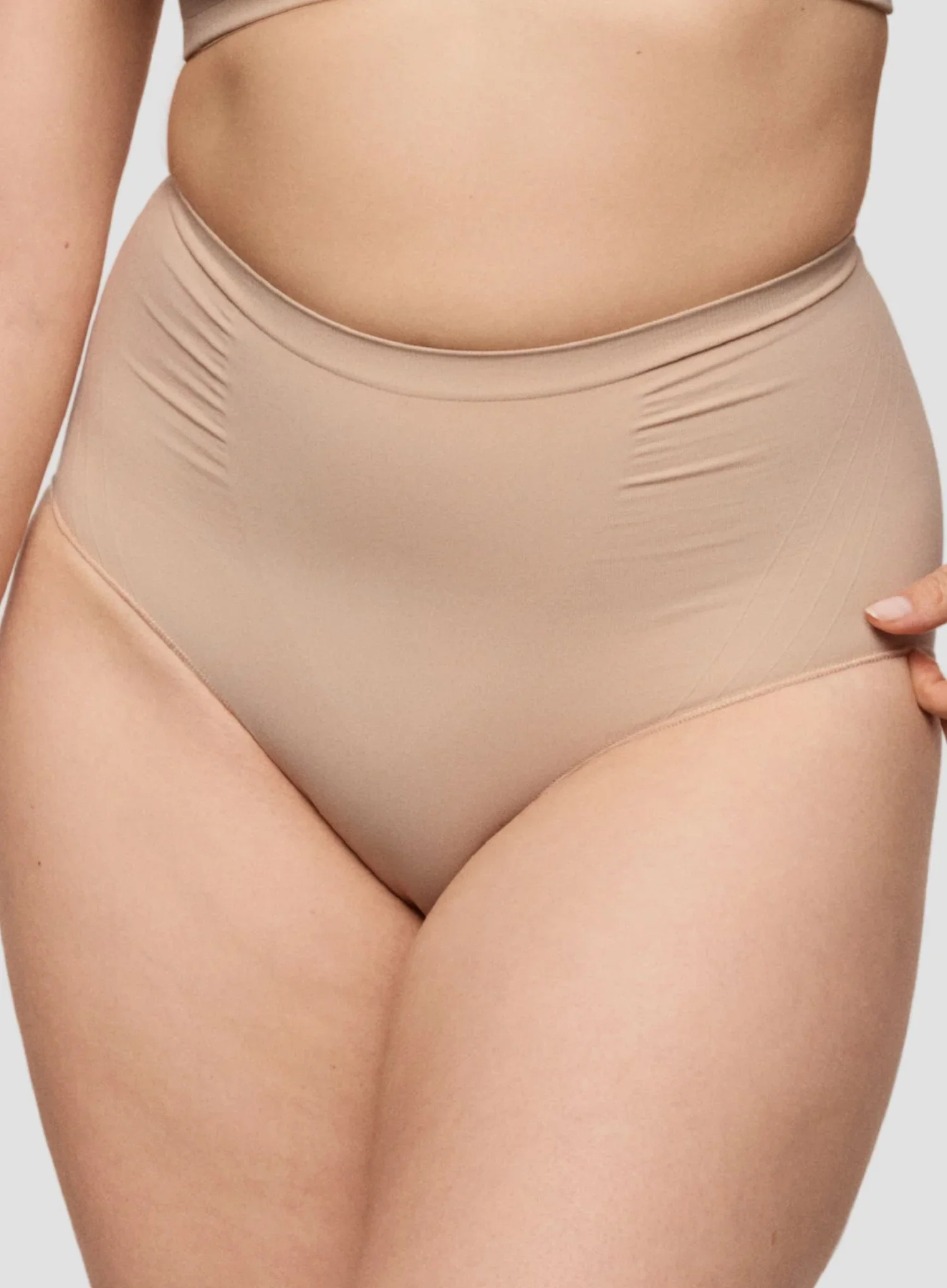 Primadonna: Nudda High Waist Shaping Full Brief Caffe Latte - Image 5