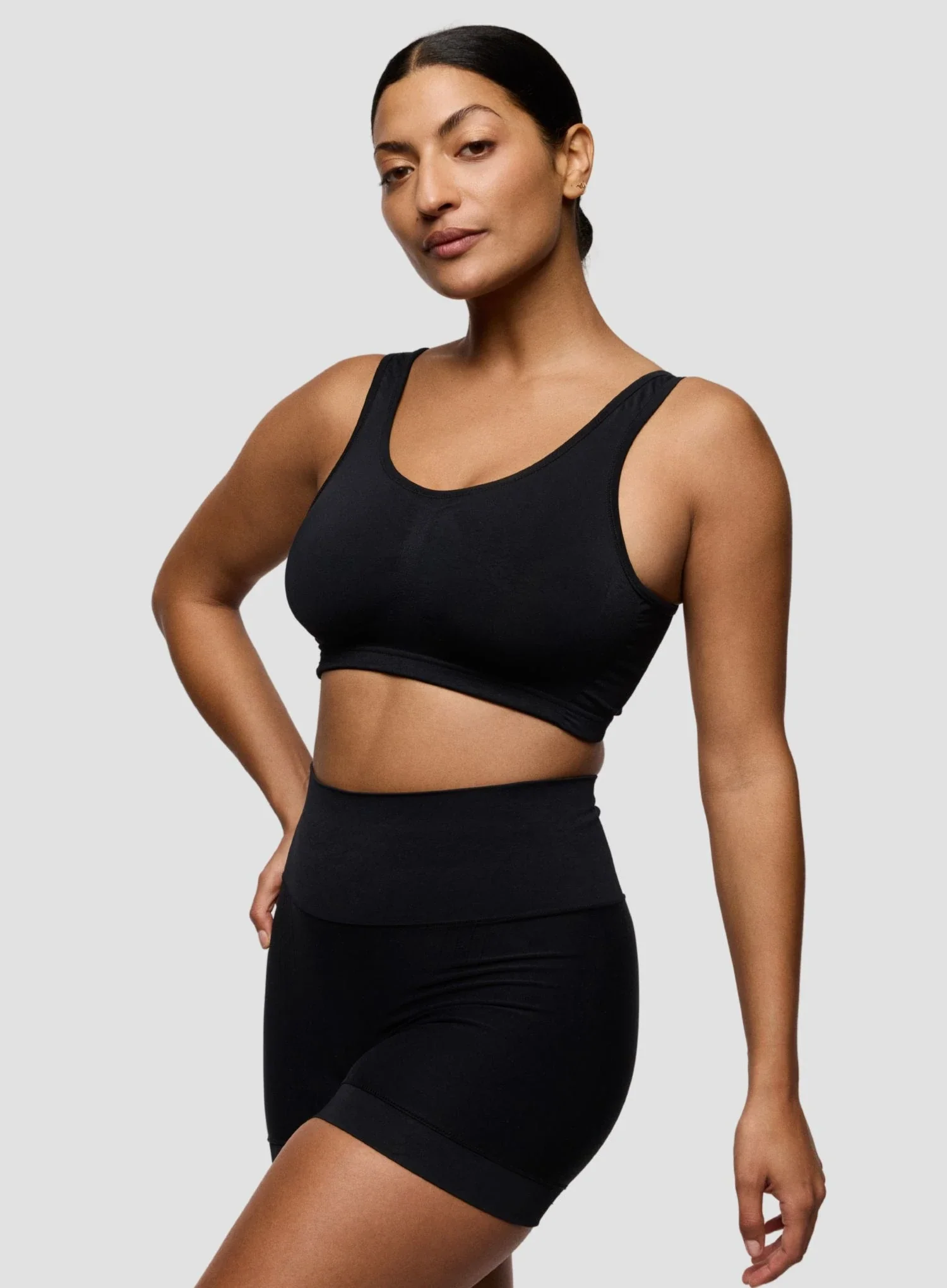 Primadonna: Nudda Non Wired Minimiser Bralette Black - Image 4