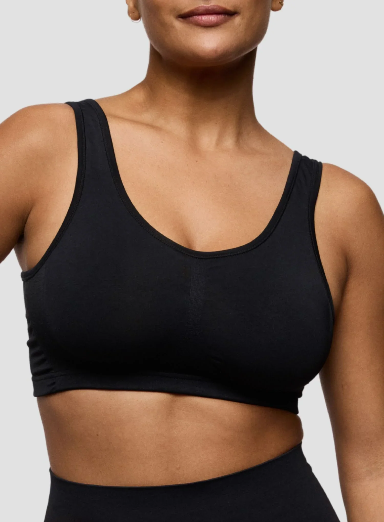Primadonna: Nudda Non Wired Minimiser Bralette Black - Image 5