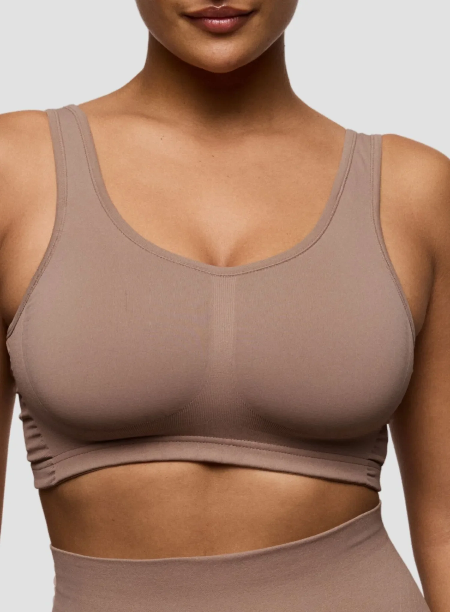 Primadonna: Nudda Non Wired Minimiser Bralette Ginger - Image 5