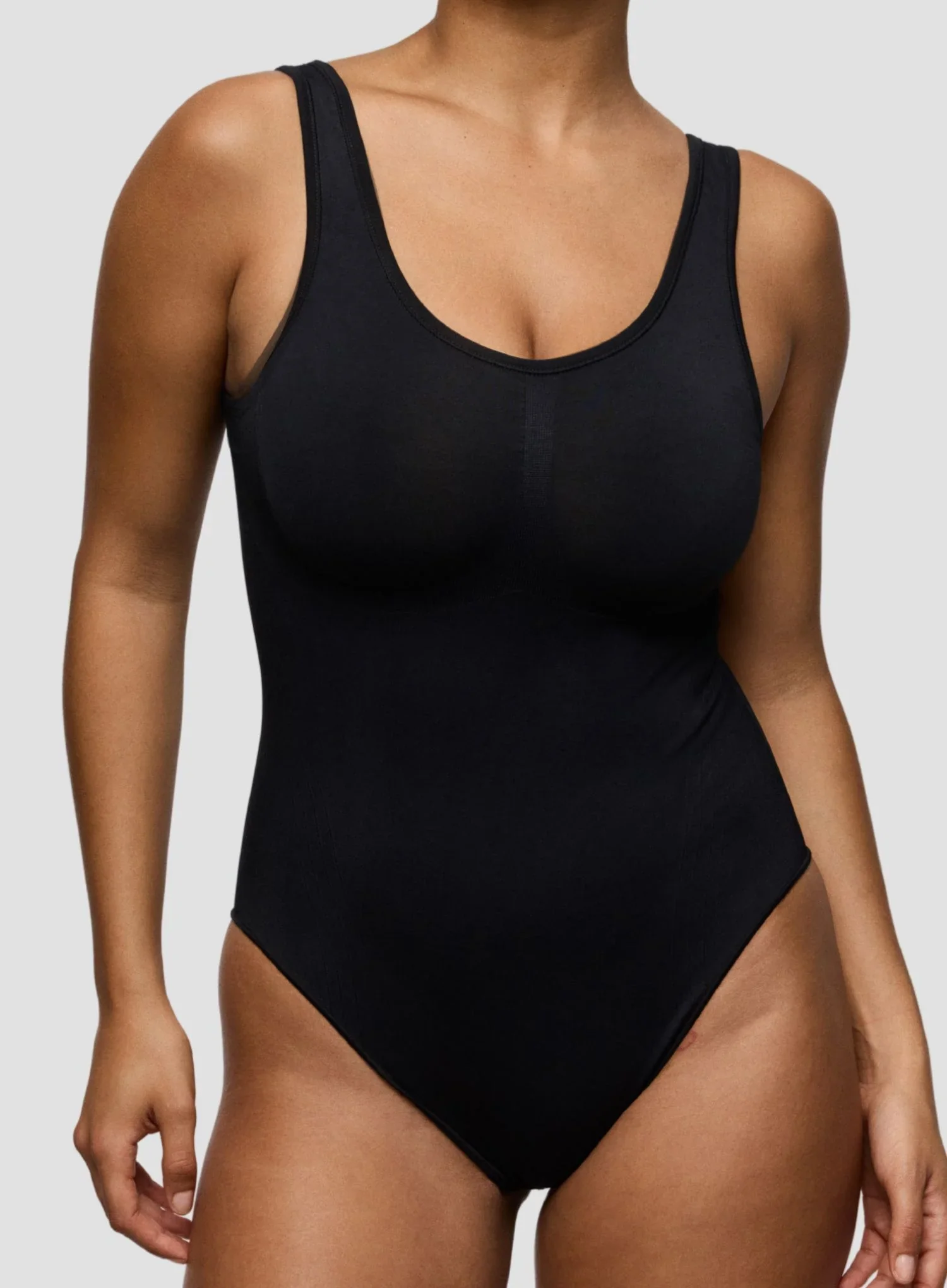 Primadonna: Nudda Non Wired Shaping Minimiser Bodysuit Black - Image 5
