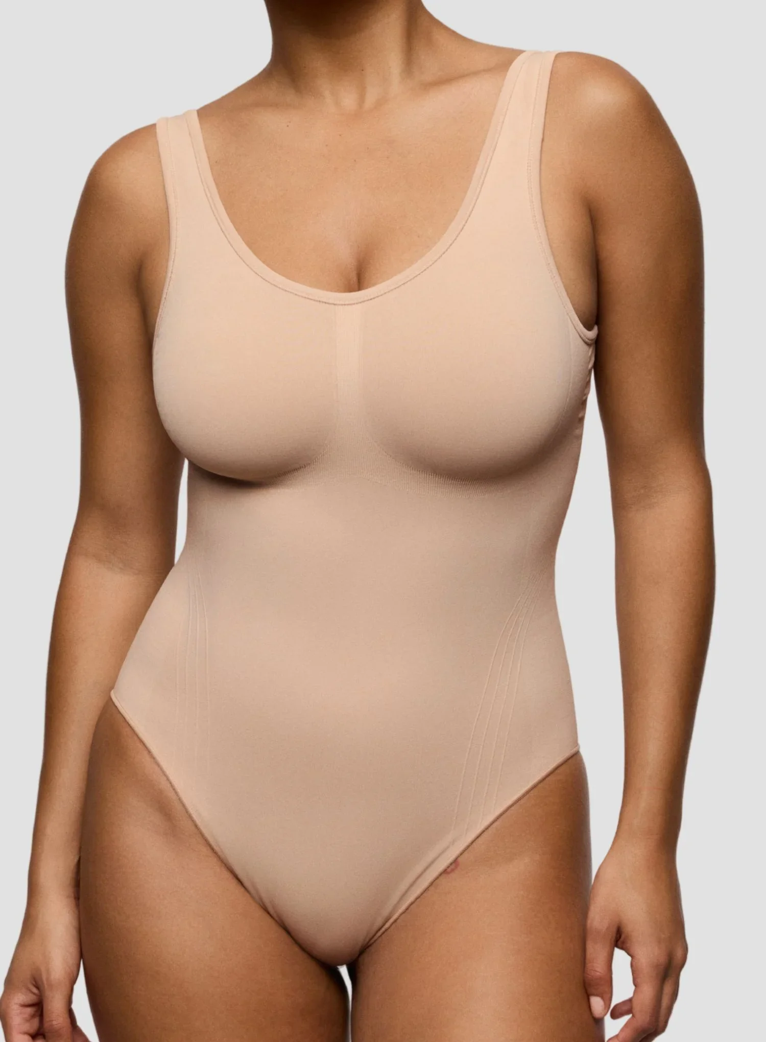 Primadonna: Nudda Non Wired Shaping Minimiser Bodysuit Caffe Latte - Image 5