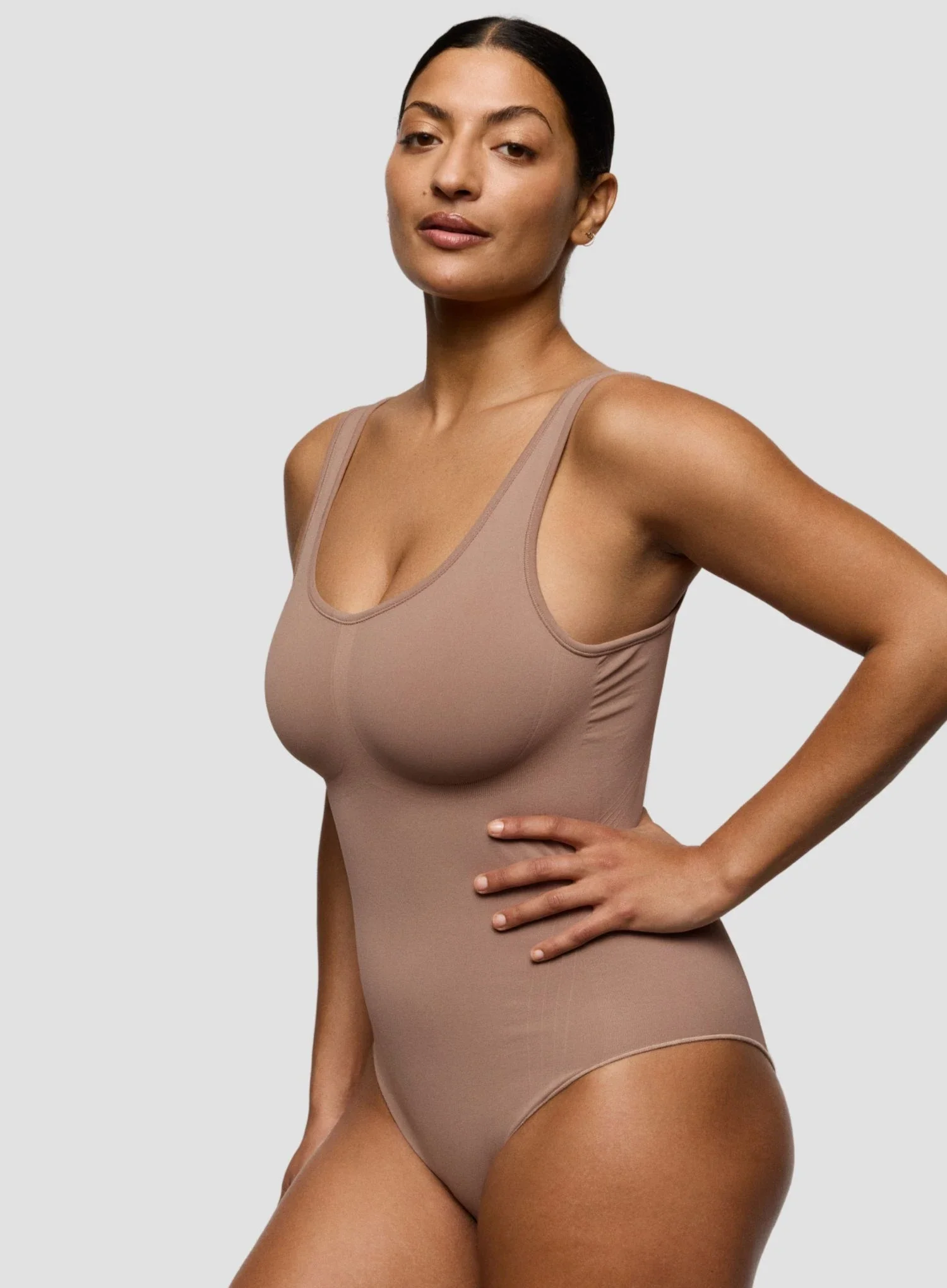 Primadonna: Nudda Non Wired Shaping Minimiser Bodysuit Ginger - Image 4