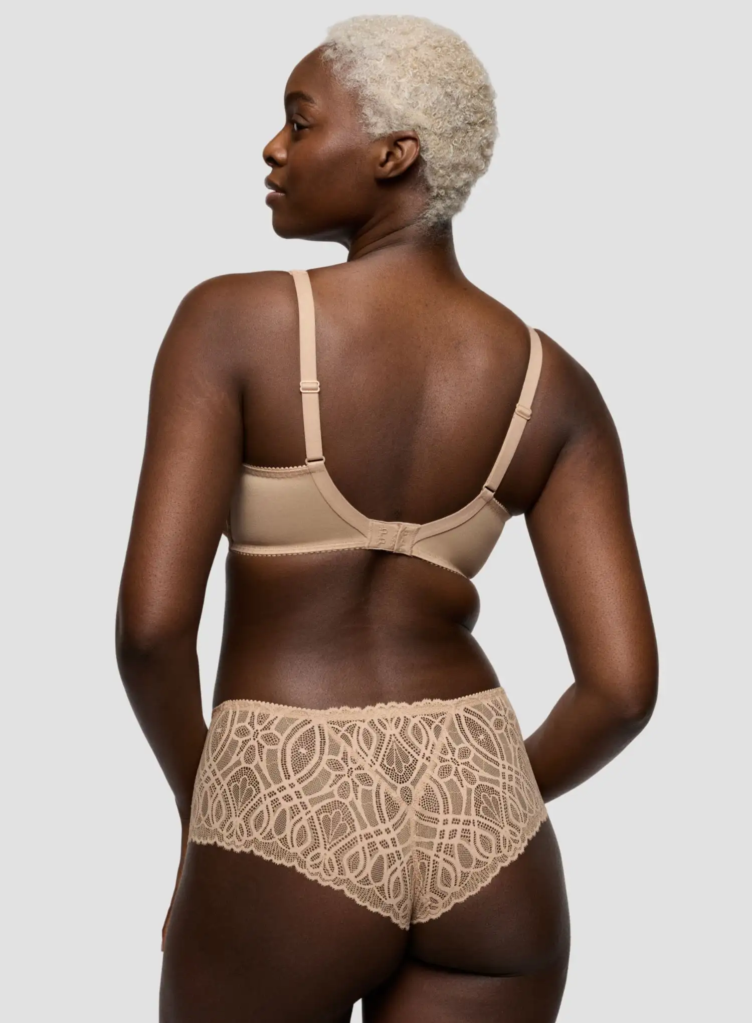 Primadonna: Salerno Half Padded Plunge Bra Candy Ginger - Image 3