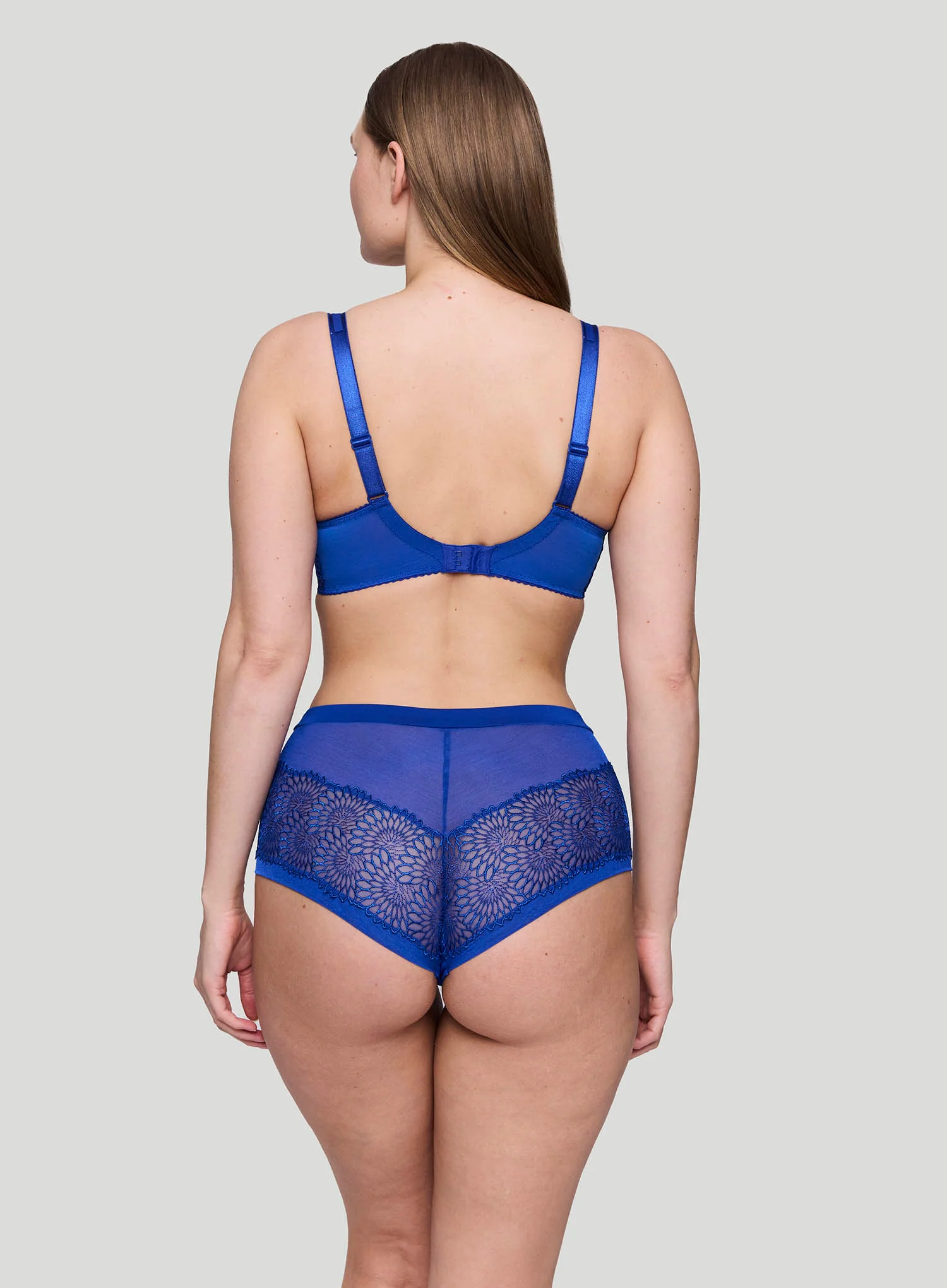Primadonna: Sophora Balconette Tulip Seam Bra Blue Print - Image 3