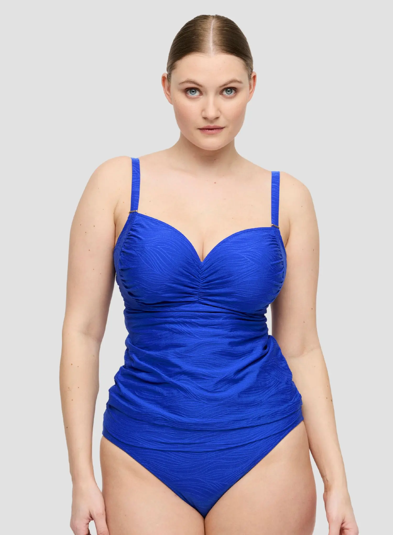 Primadonna Swim: Mantas Full Cup Tankini Electric Blue - Image 2
