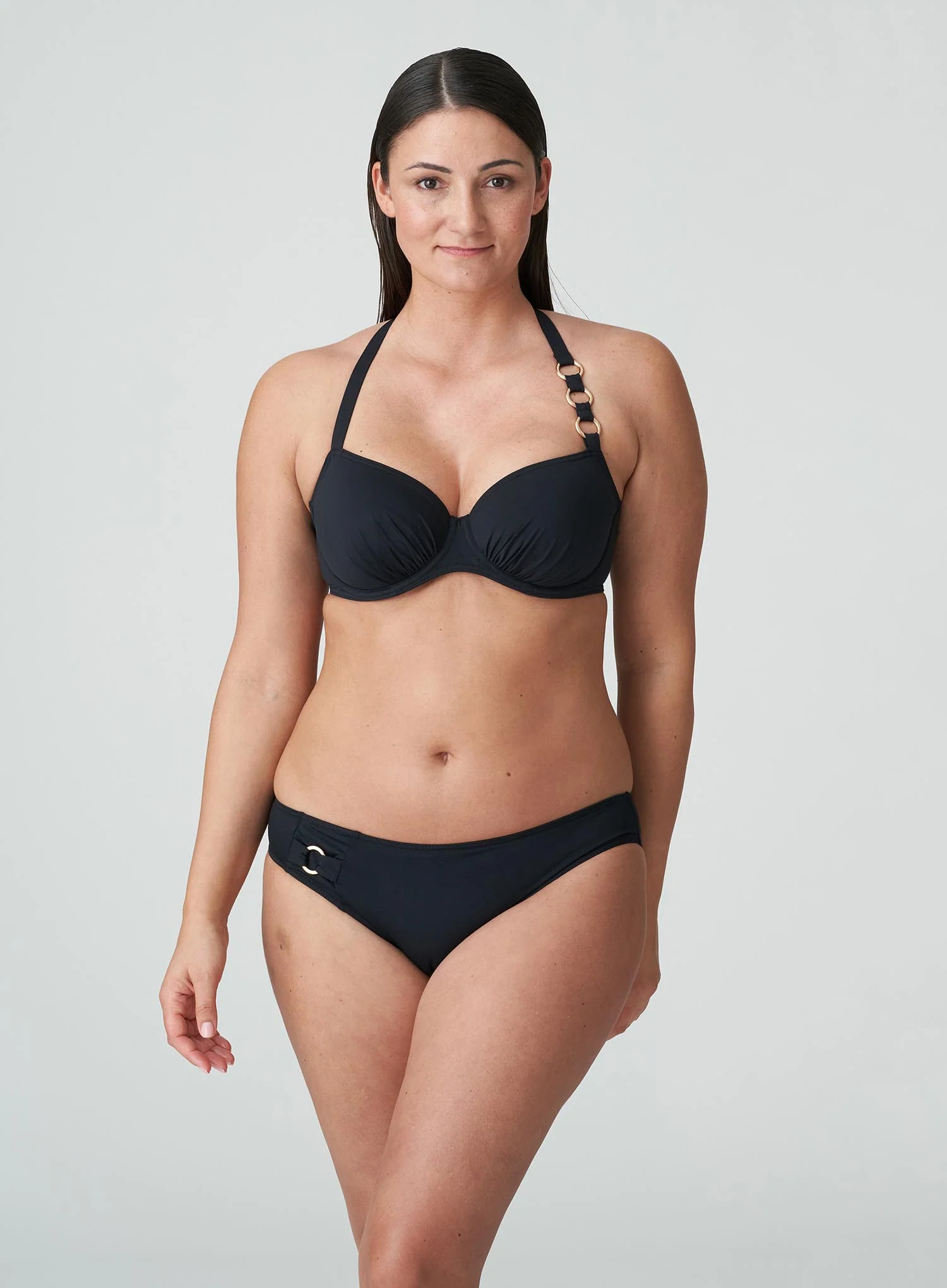 PrimaDonna Swim: Damietta Full Cup Bikini Top Black - Image 2