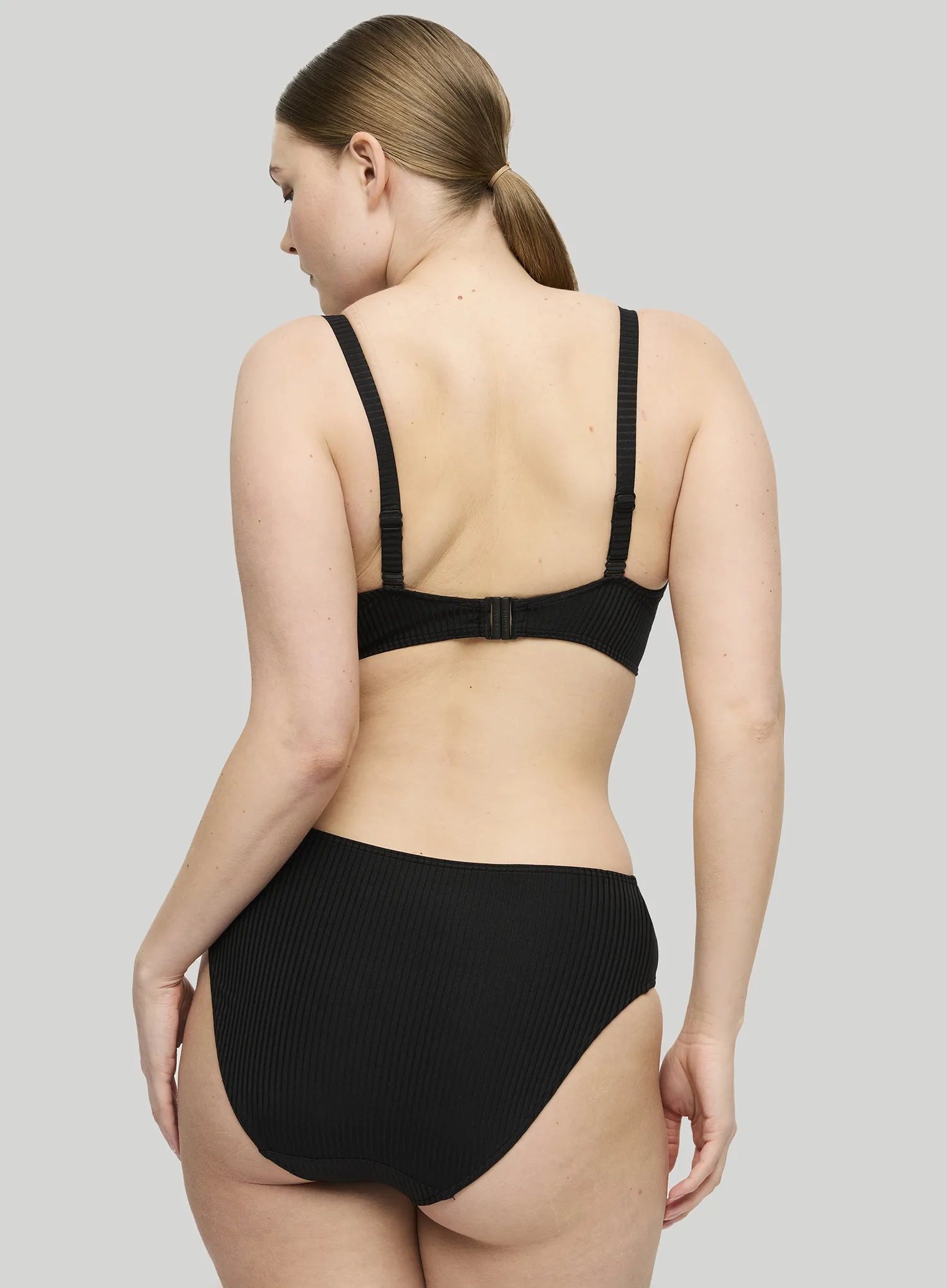 Primadonna Swim: Delray Full Cup Bikini Top Black - Image 3