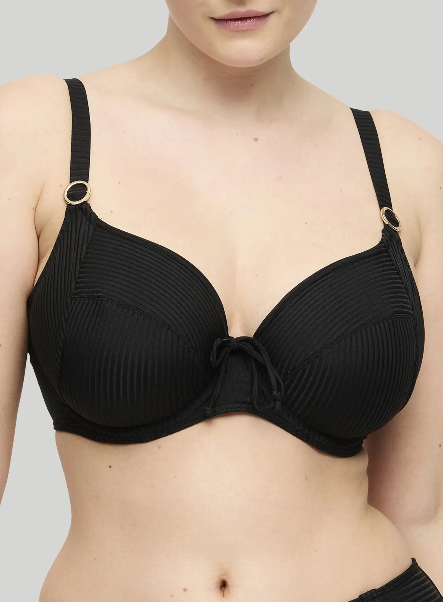 Primadonna Swim: Delray Full Cup Bikini Top Black - Image 5