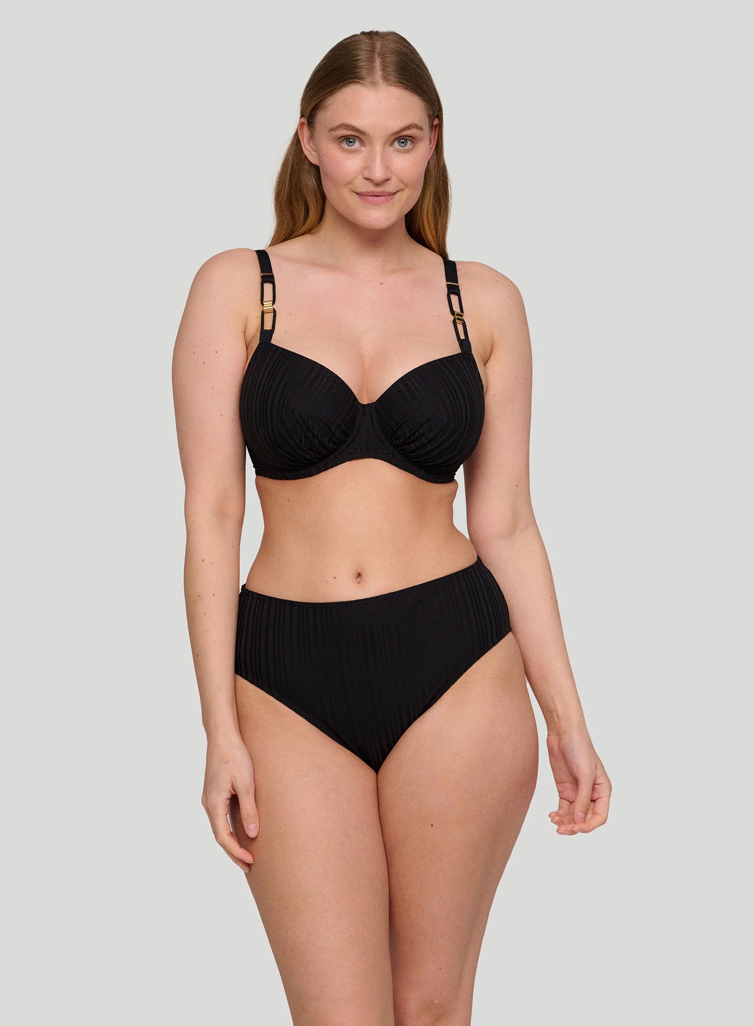 Primadonna Swim: Kiruna Full Cup Underwired Bikini Top Black - Image 2