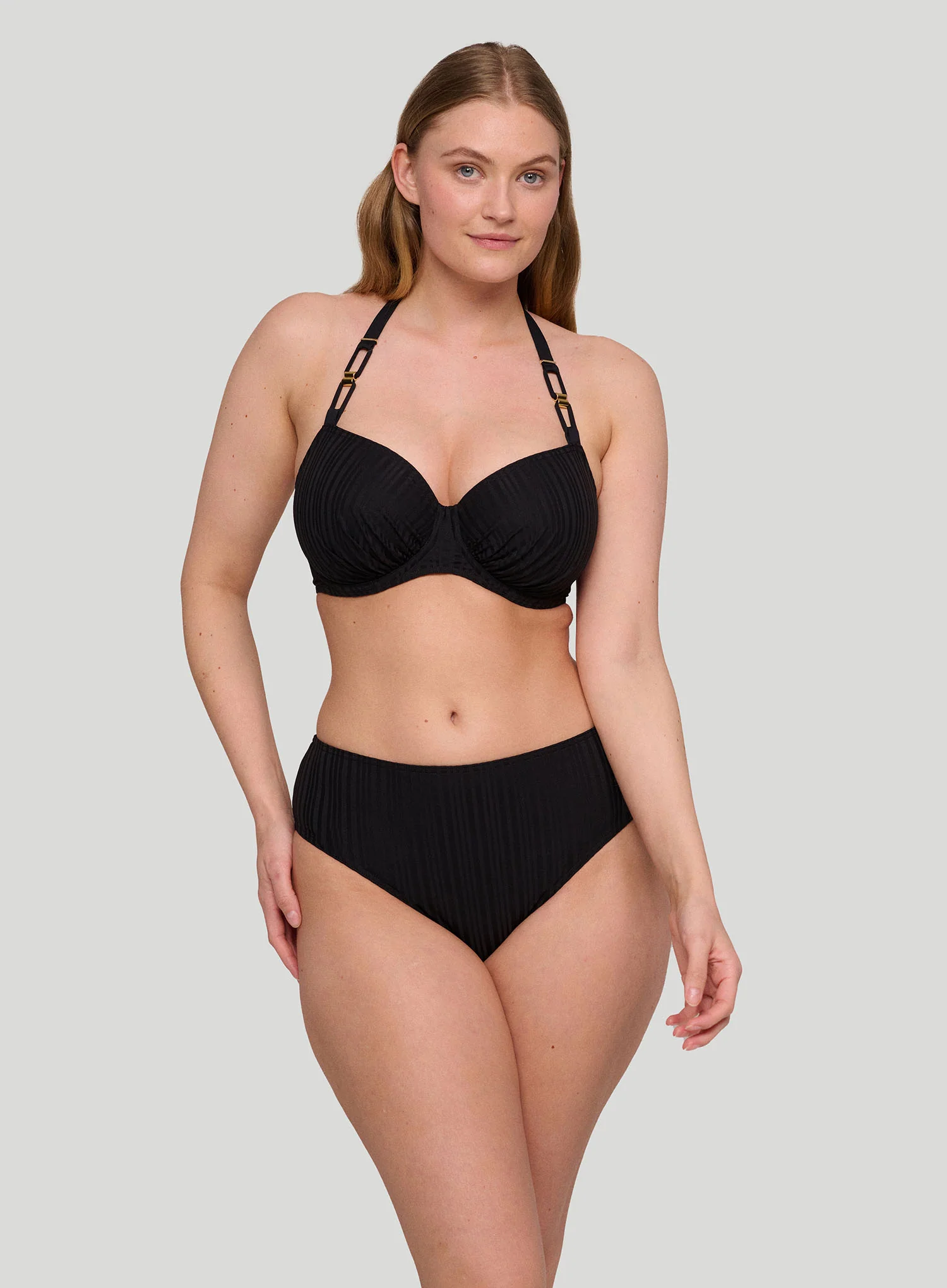 Primadonna Swim: Kiruna Full Cup Underwired Bikini Top Black - Image 3