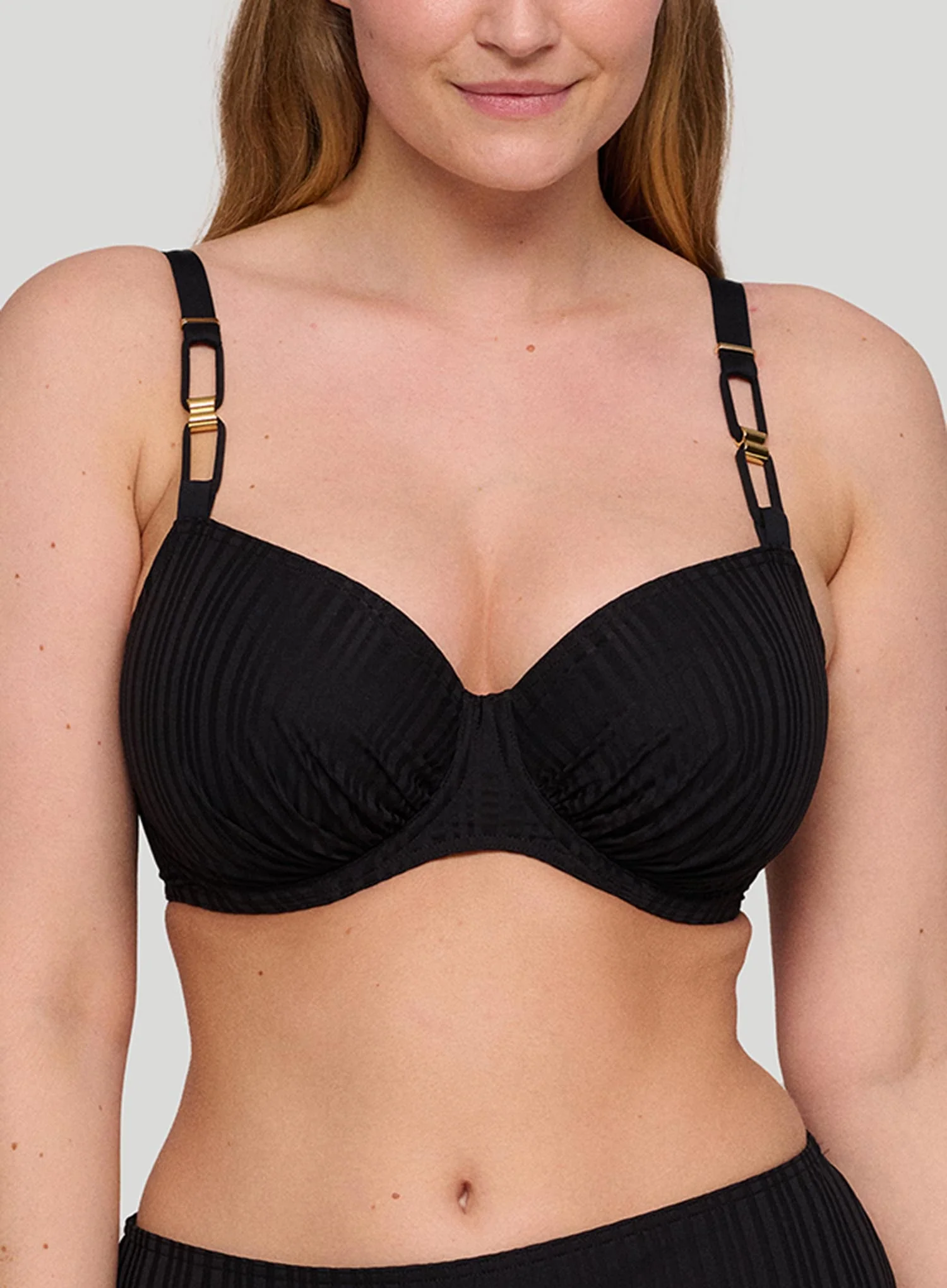 Primadonna Swim: Kiruna Full Cup Underwired Bikini Top Black - Image 5
