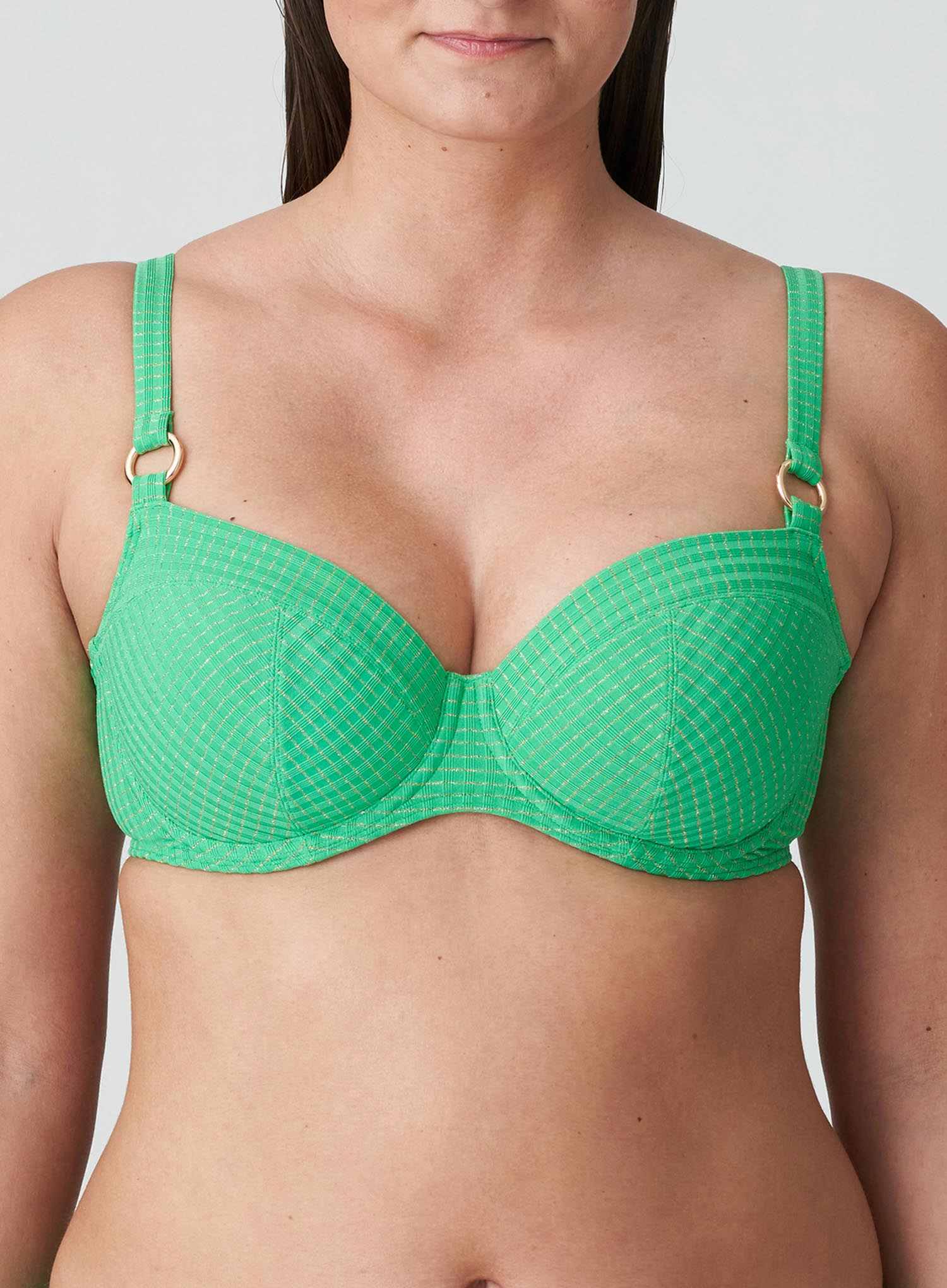 PrimaDonna Swim: Maringa Full Cup Bikini Top Lush Green - Image 6