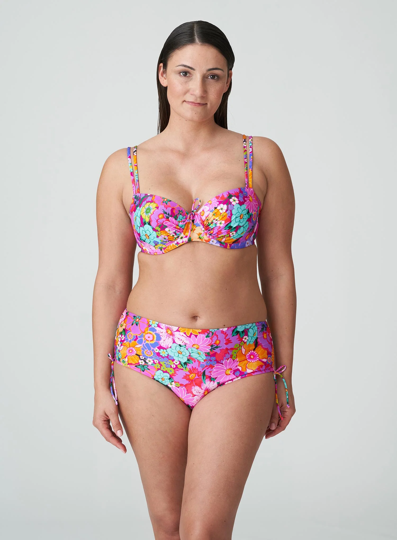 Primadonna Swim: Najac Full Bikini Brief Floral Explosion