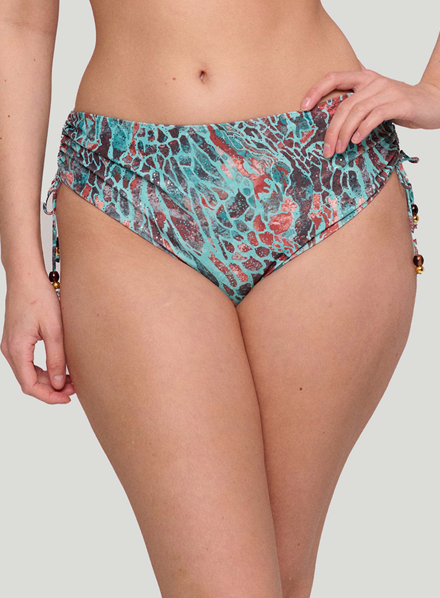 Primadonna Swim: Riyad Full Bikini Brief Turquoise Seas - Image 4