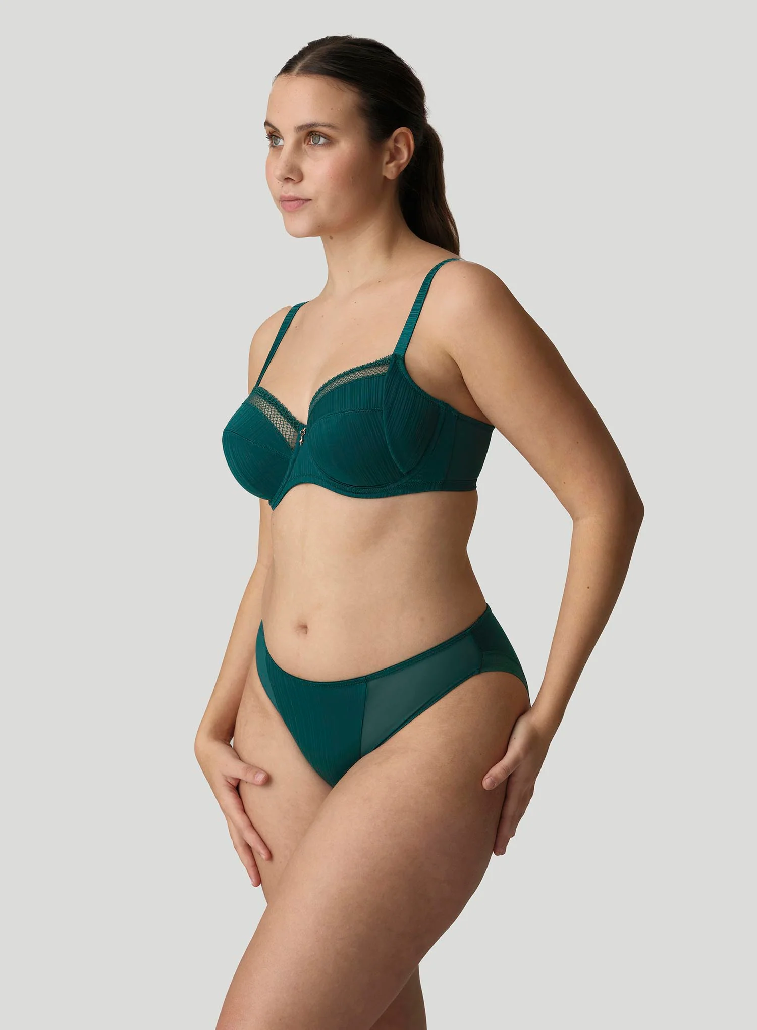 PrimaDonna Twist: Knokke Underwired Full Cup Bra Jasper Green - Image 4