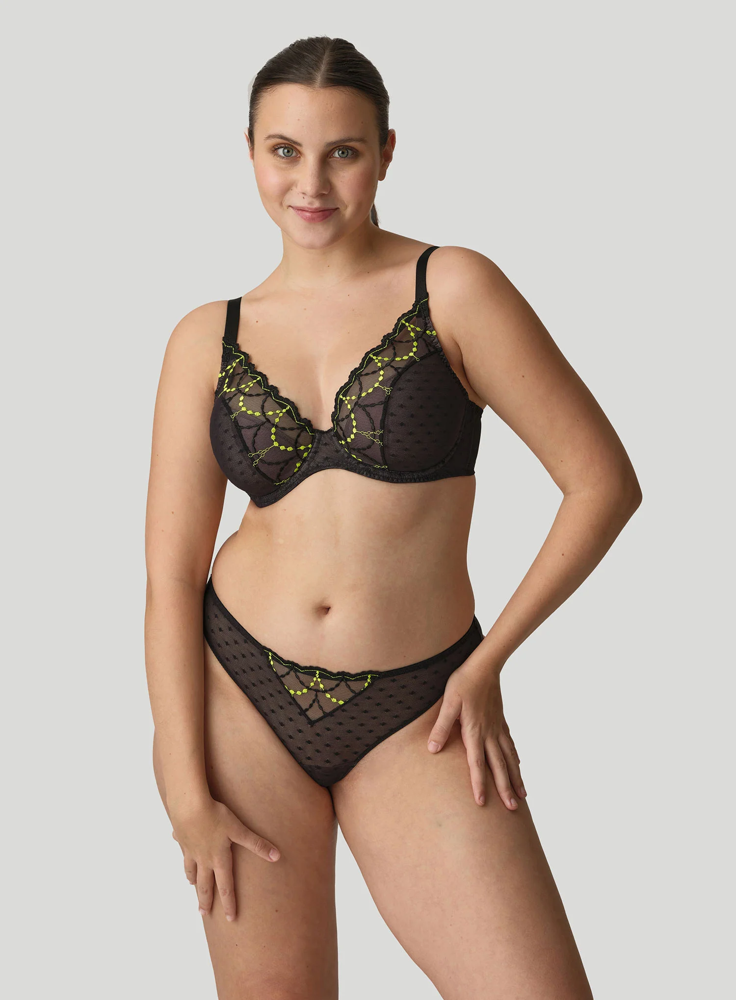Primadonna Twist: Tepito Half Padded Plunge Bra Dark Glow - Image 2