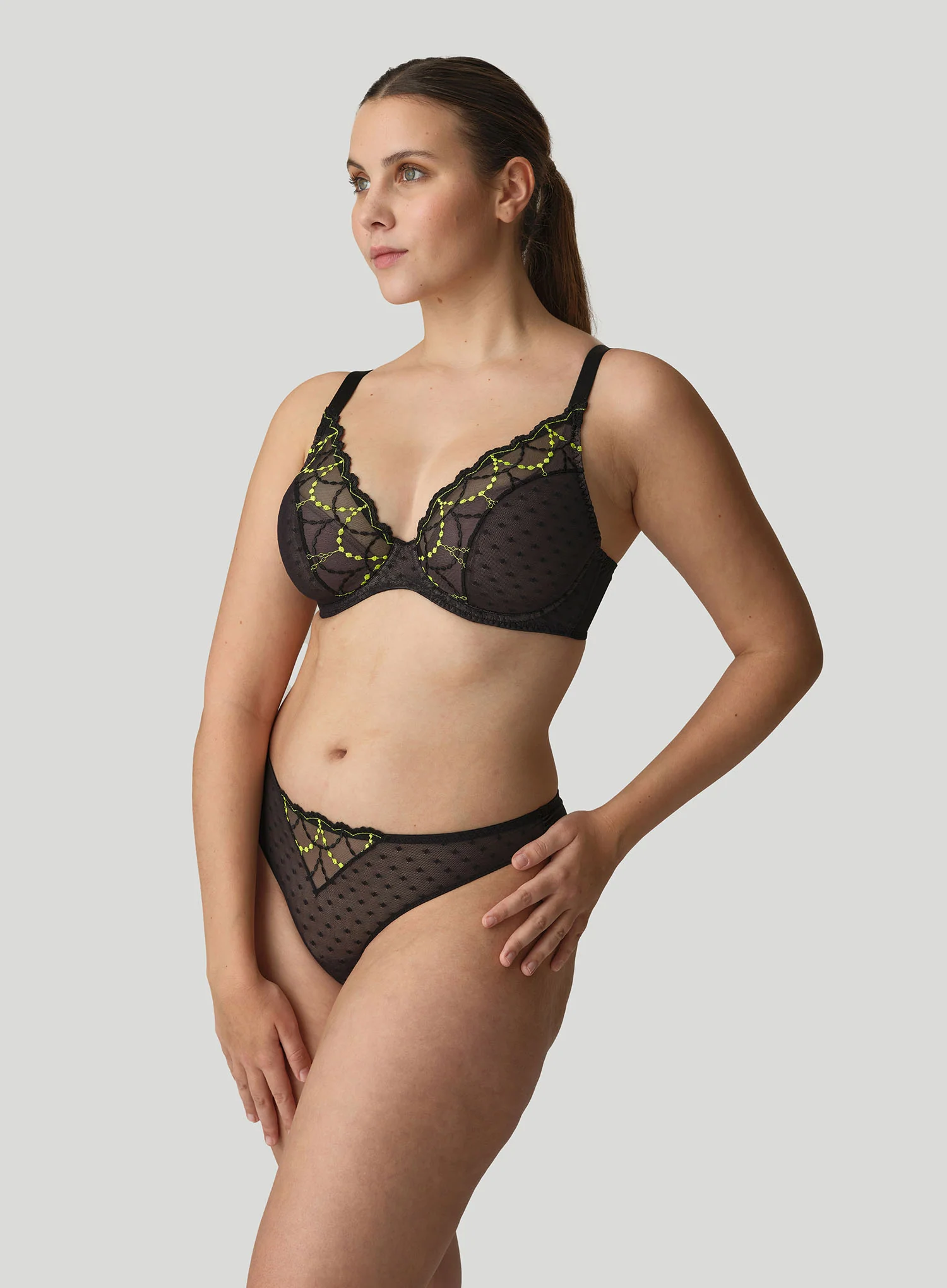 Primadonna Twist: Tepito Half Padded Plunge Bra Dark Glow - Image 4