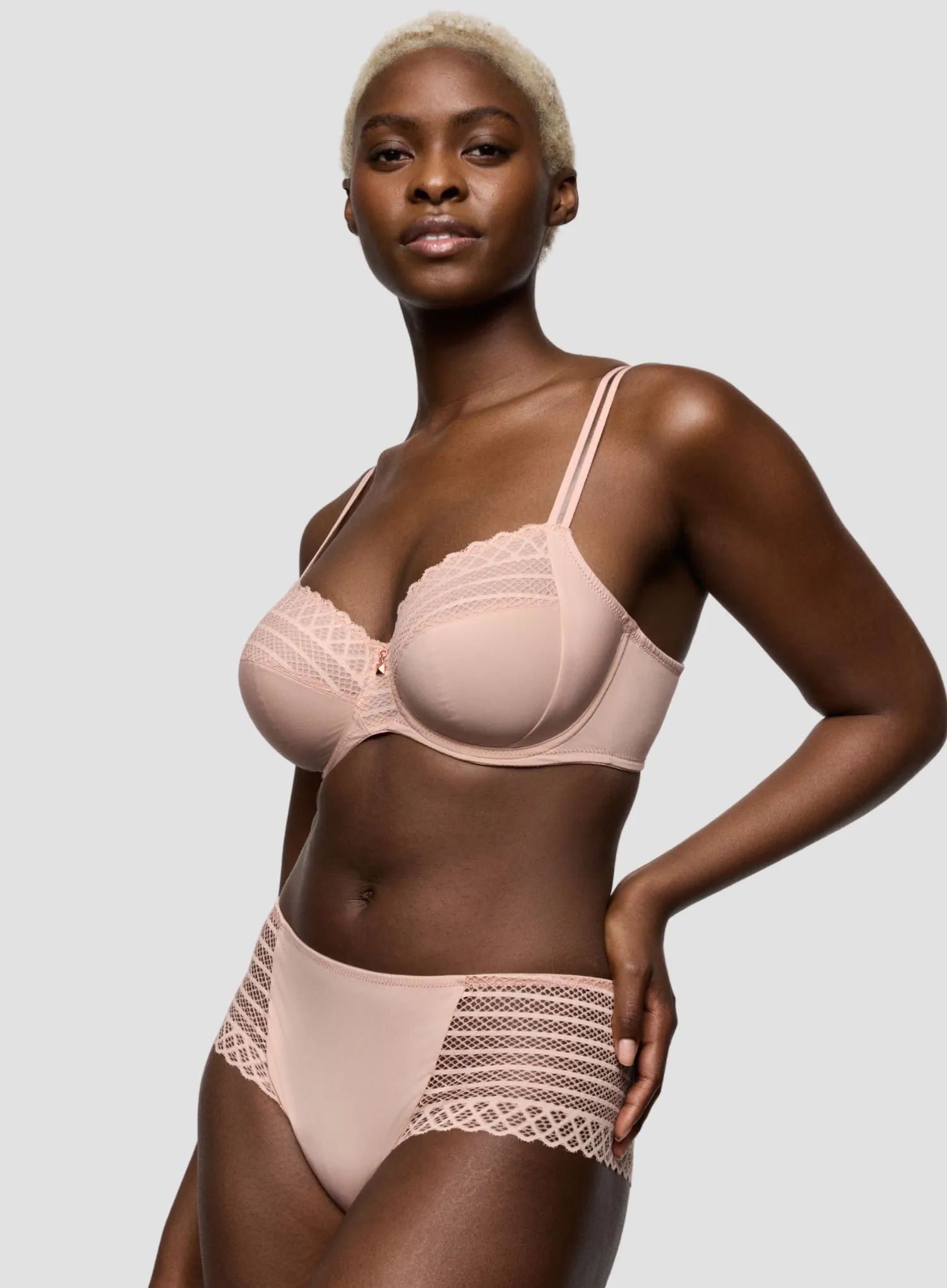 Primadonna Twist: Twist Side Hotpants Powder Rose - Image 3