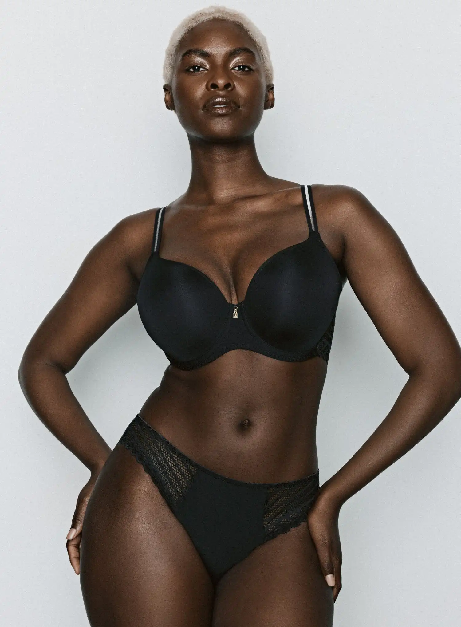 Primadonna Twist: Twist Side Rio Brief Charcoal - Image 2