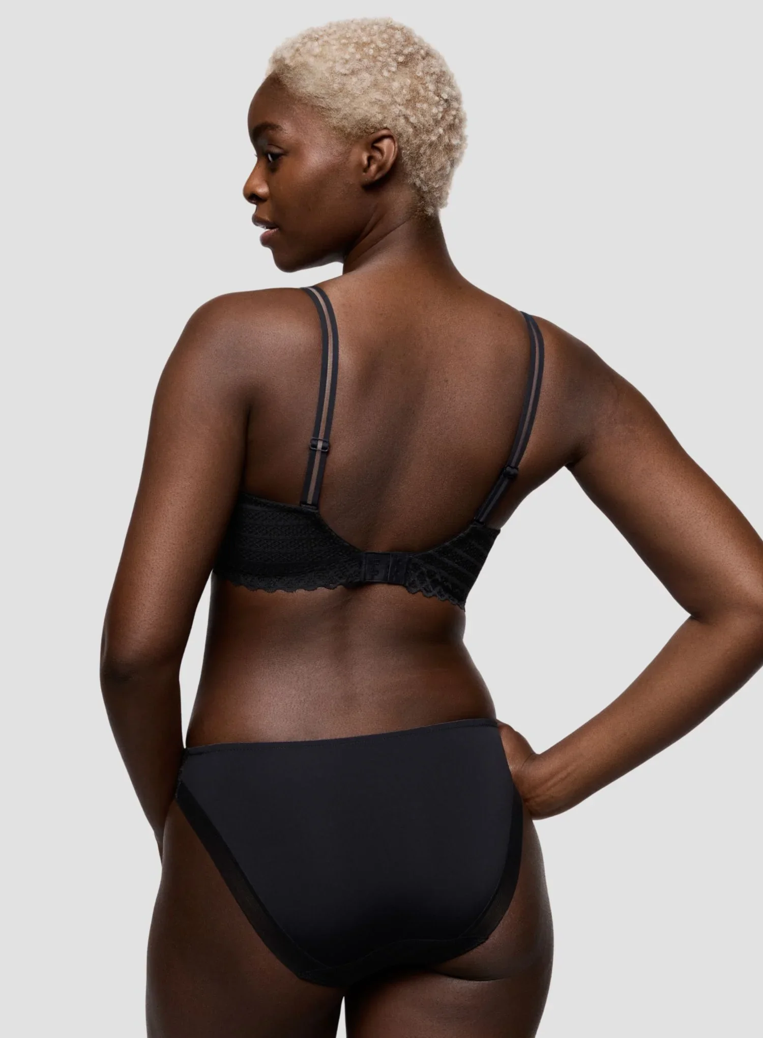 Primadonna Twist: Twist Side Rio Brief Charcoal - Image 3