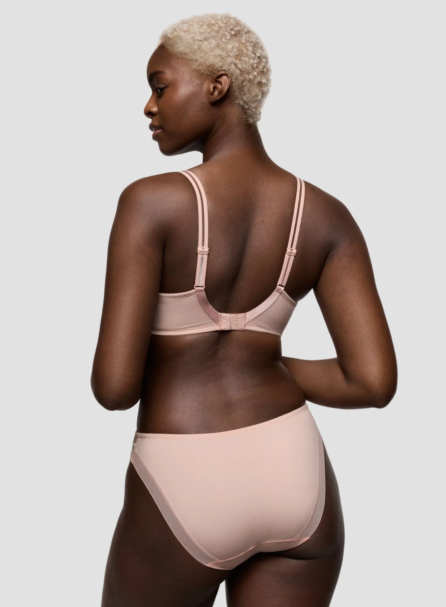 Primadonna Twist: Twist Side Rio Brief Powder Rose - Image 3