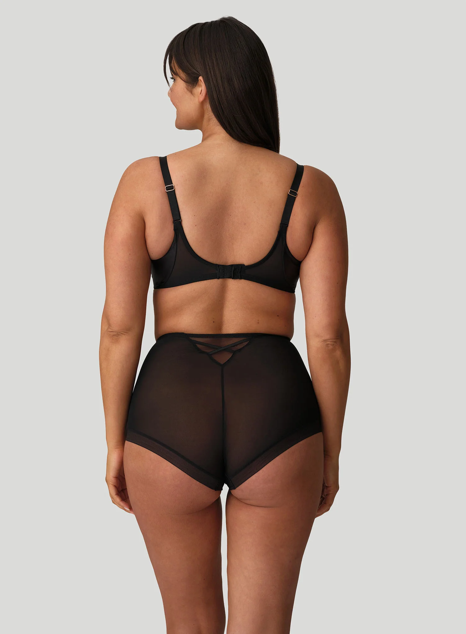 Primadonna Twist: Zipolite High Waisted Brief Black - Image 3