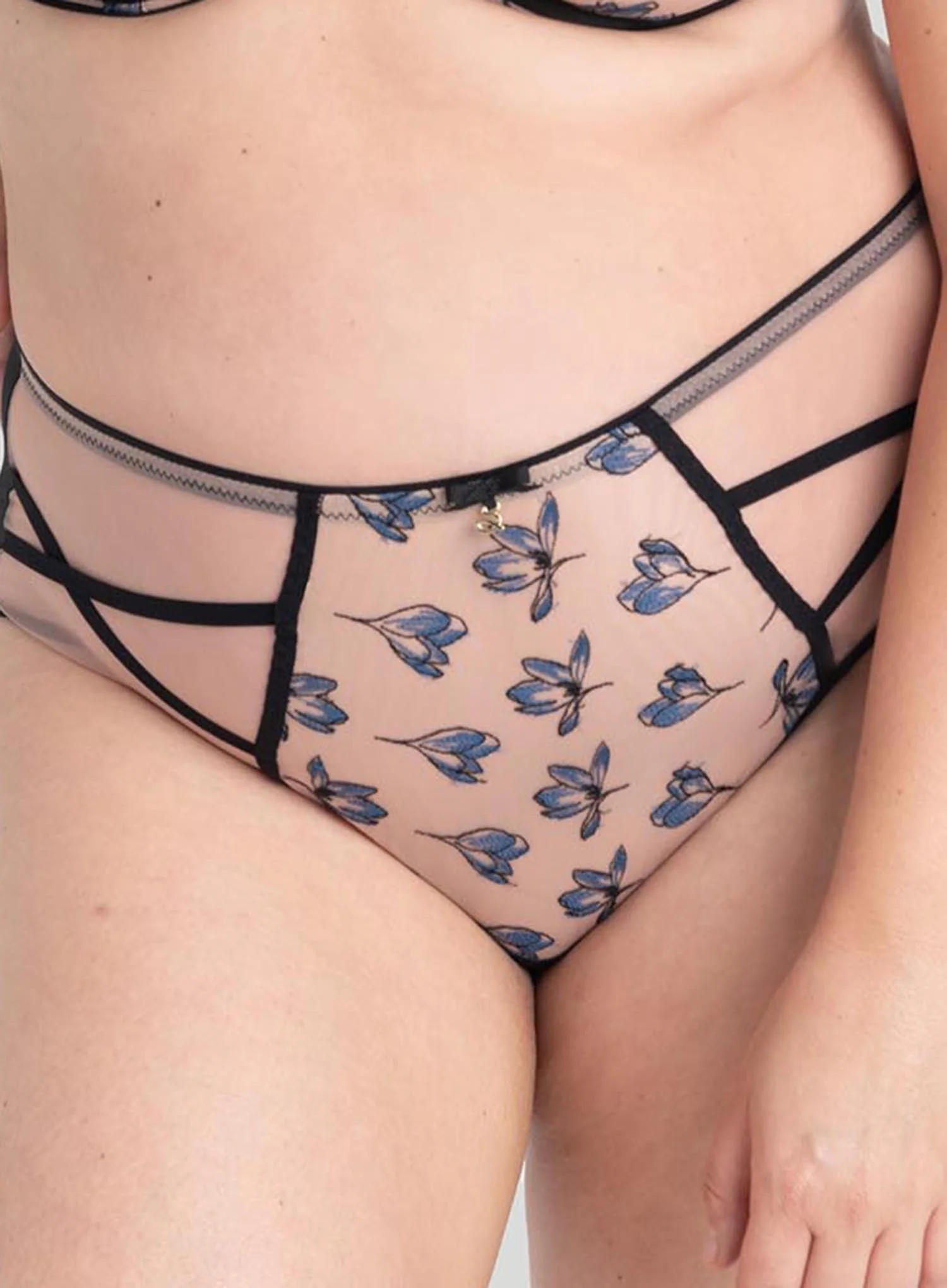 Samanta Lingerie: Layla Midi Brief Tanzanite - Image 3