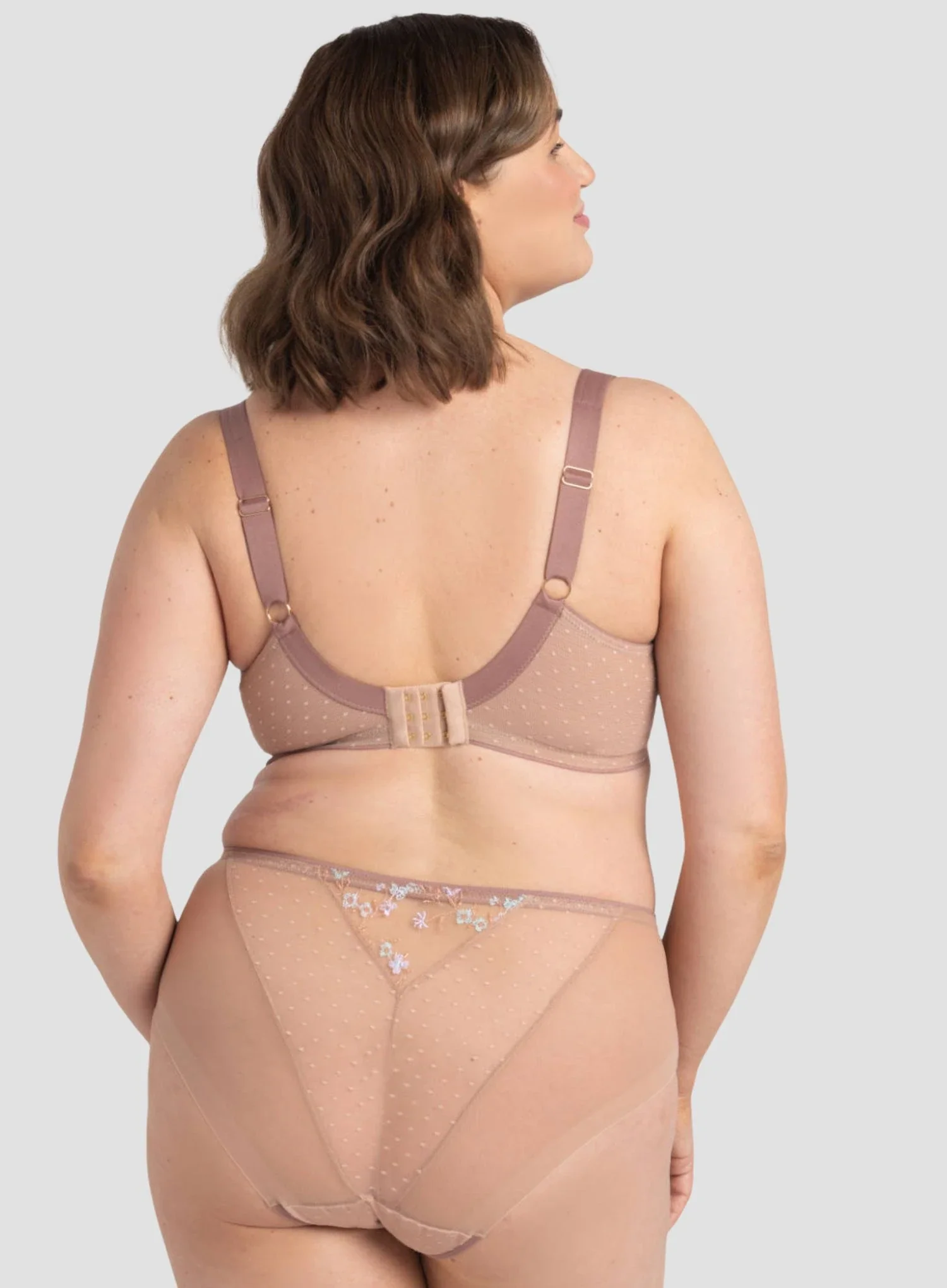 Samanta Lingerie: Margaret Midi Brief Cappucino - Image 3