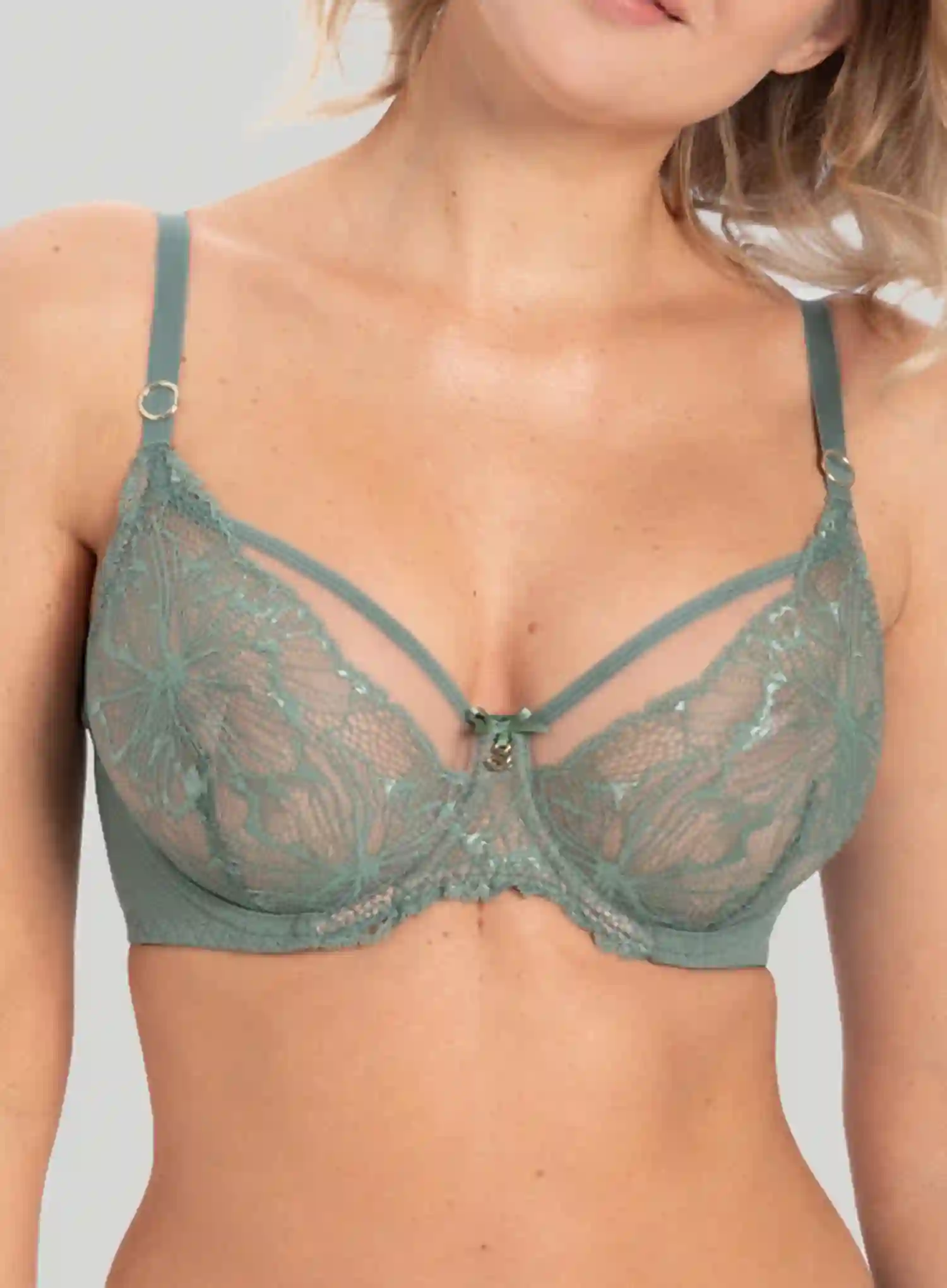 Samanta Lingerie: Mila Soft Balcony Bra Sage - Image 5